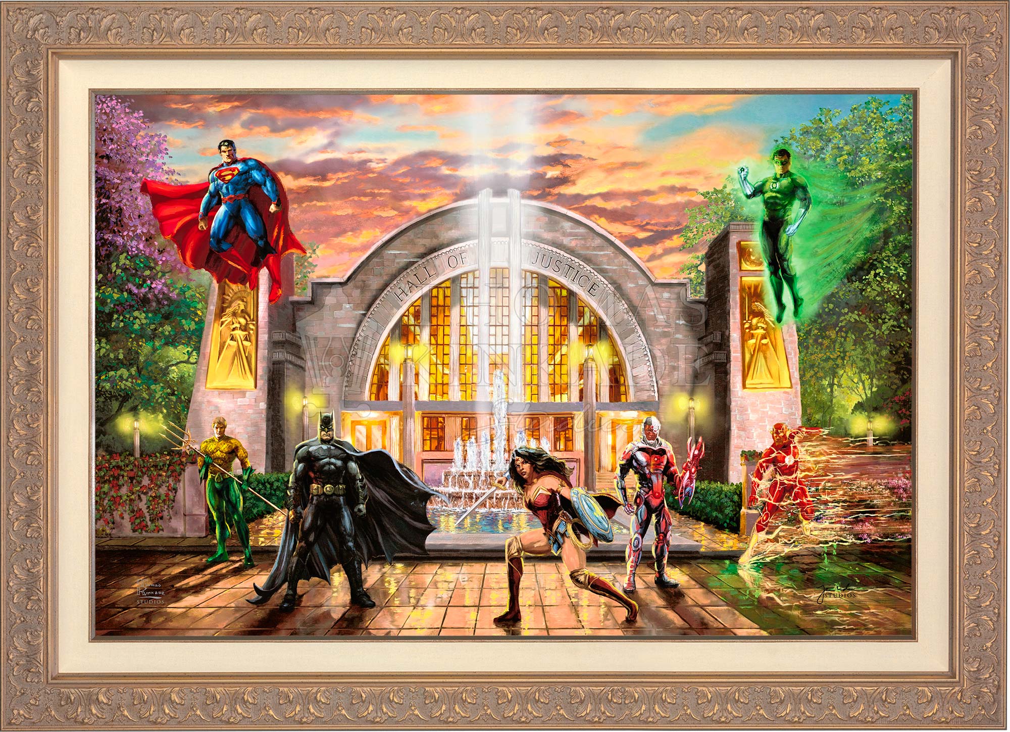 Hall of Justice - Limited Edition Canvas - Image 7