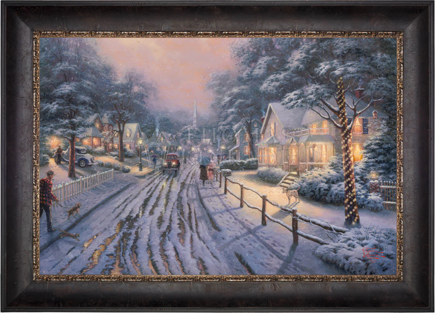 Hometown Christmas Memories - Limited Edition Canvas - Image 5
