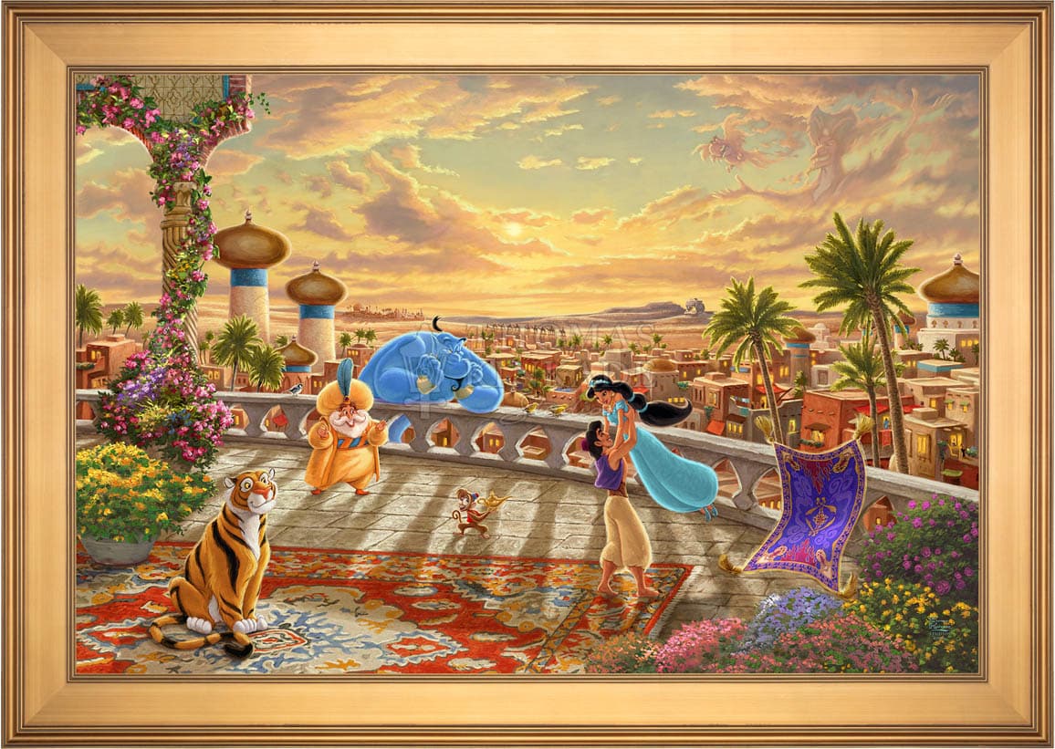 Disney Jasmine Dancing in the Desert Sunset - Jewel Edition Art - Image 16