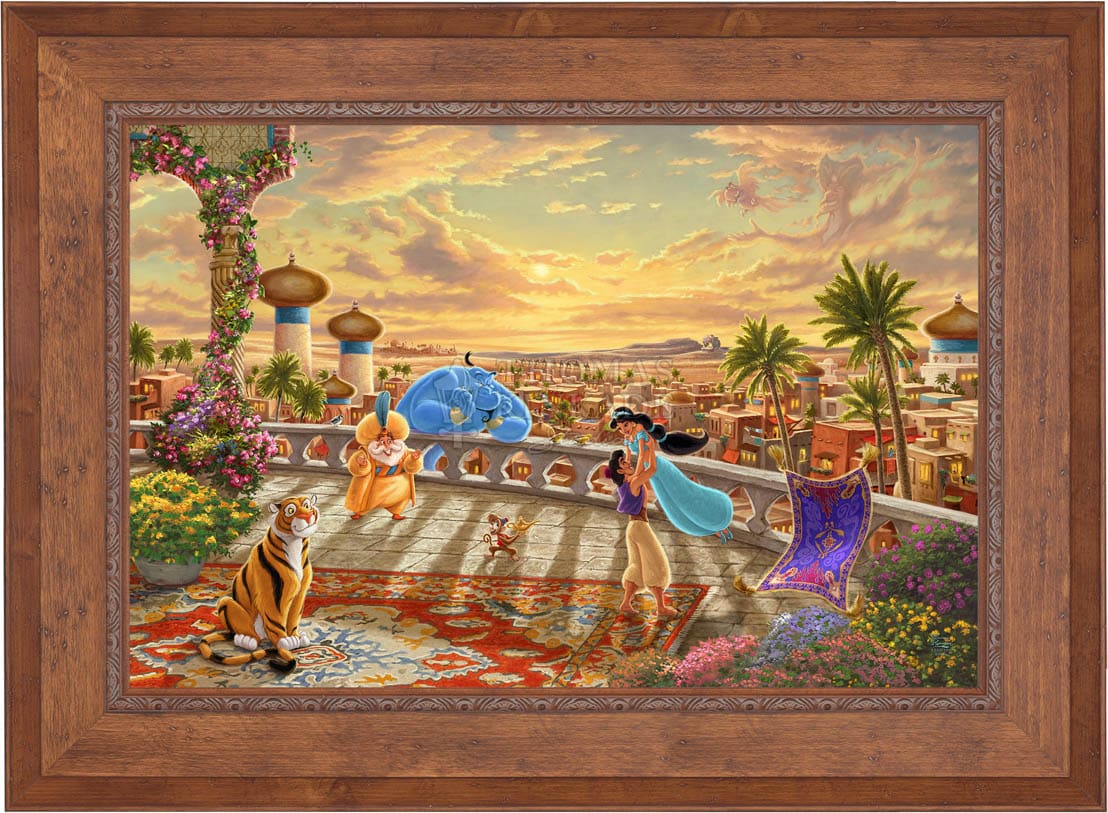 Disney Jasmine Dancing in the Desert Sunset - Jewel Edition Art - Image 17