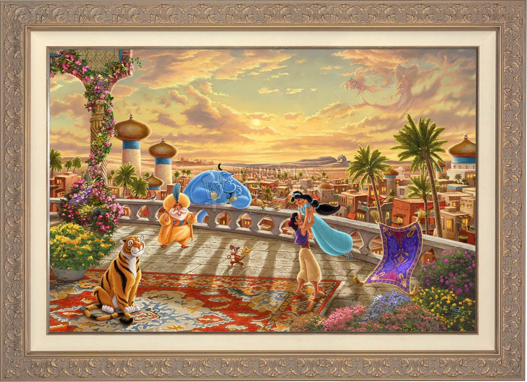 Disney Jasmine Dancing in the Desert Sunset - Jewel Edition Art - Image 8