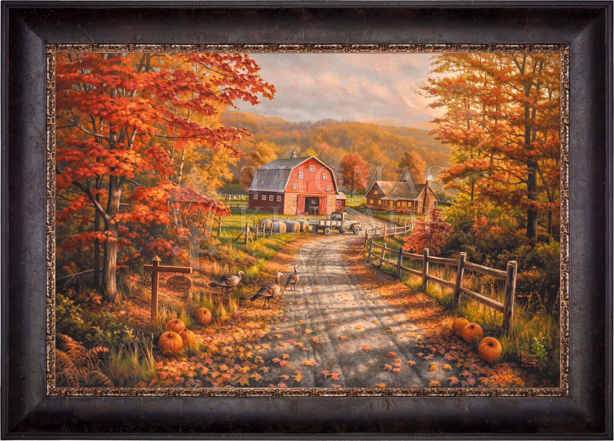 Late Afternoon on the Farm - Limited Edition Canvas - Image 5