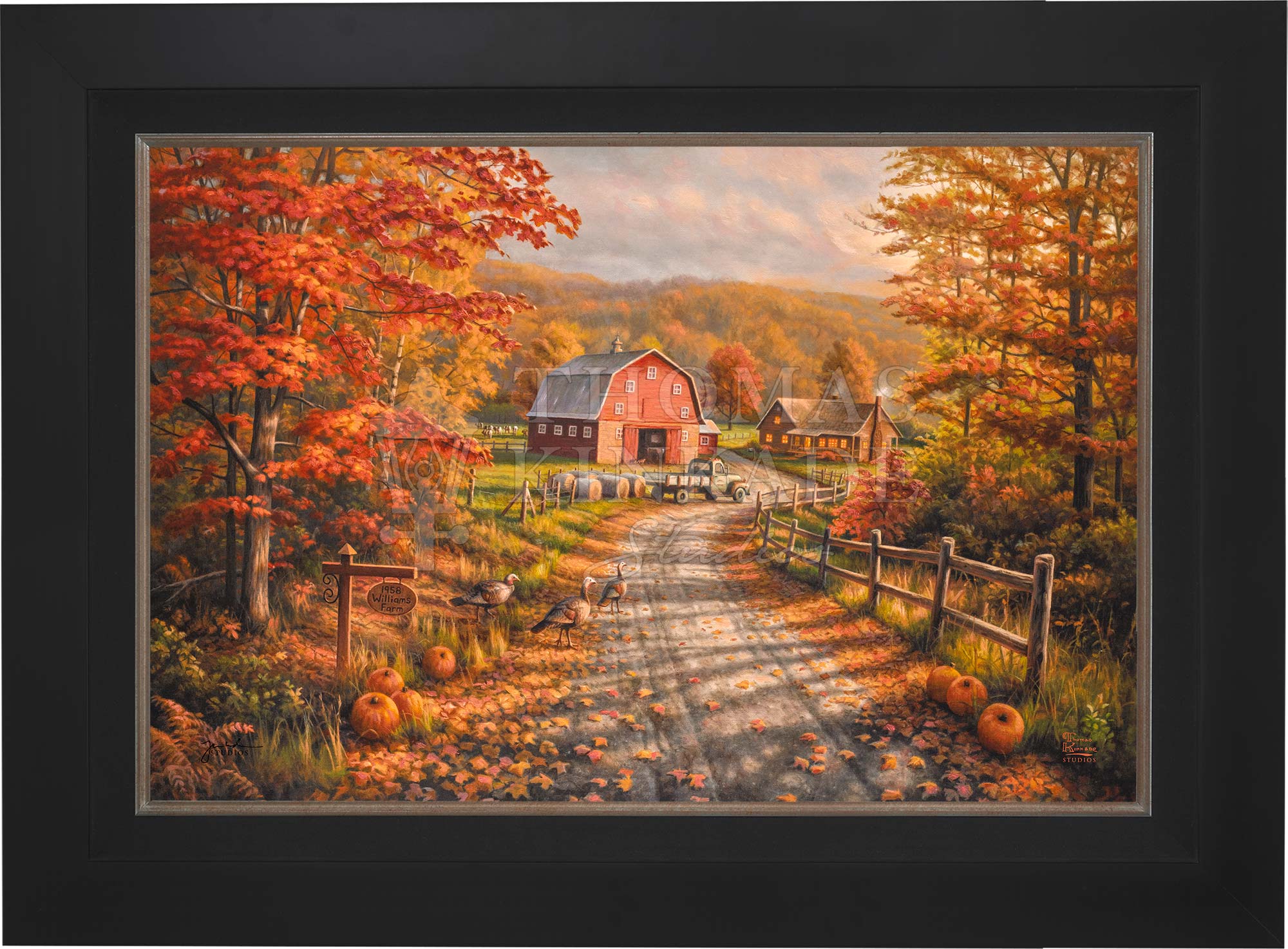 Late Afternoon on the Farm - Limited Edition Canvas - Image 8