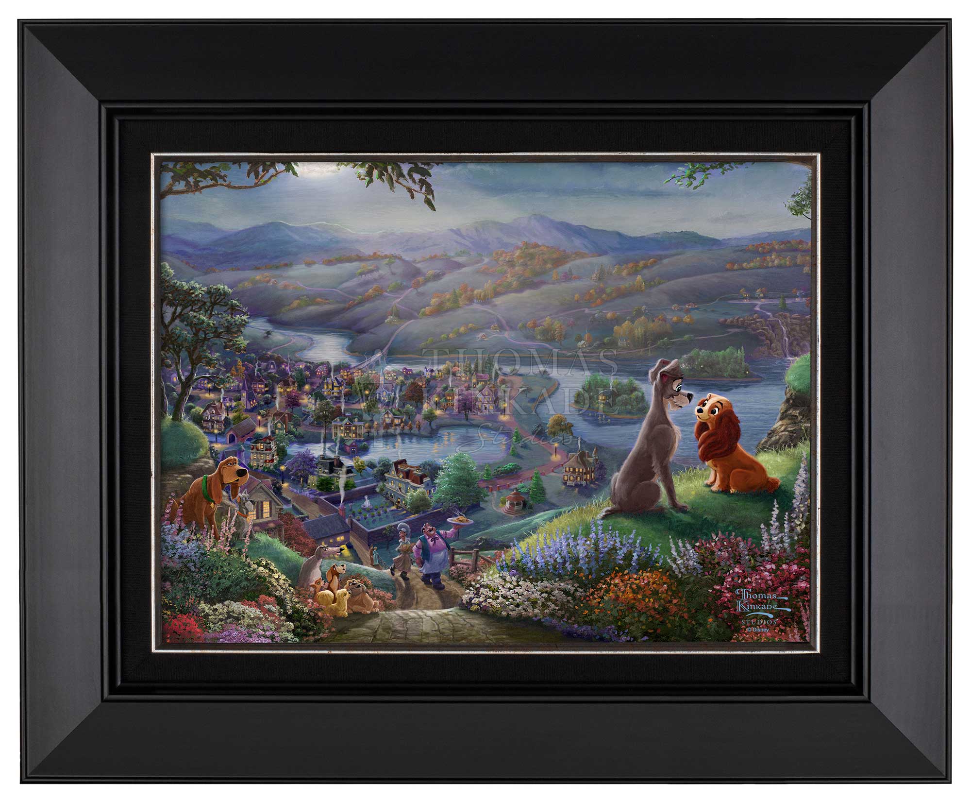 Disney Lady and the Tramp Falling In Love - Canvas Classics - Image 3