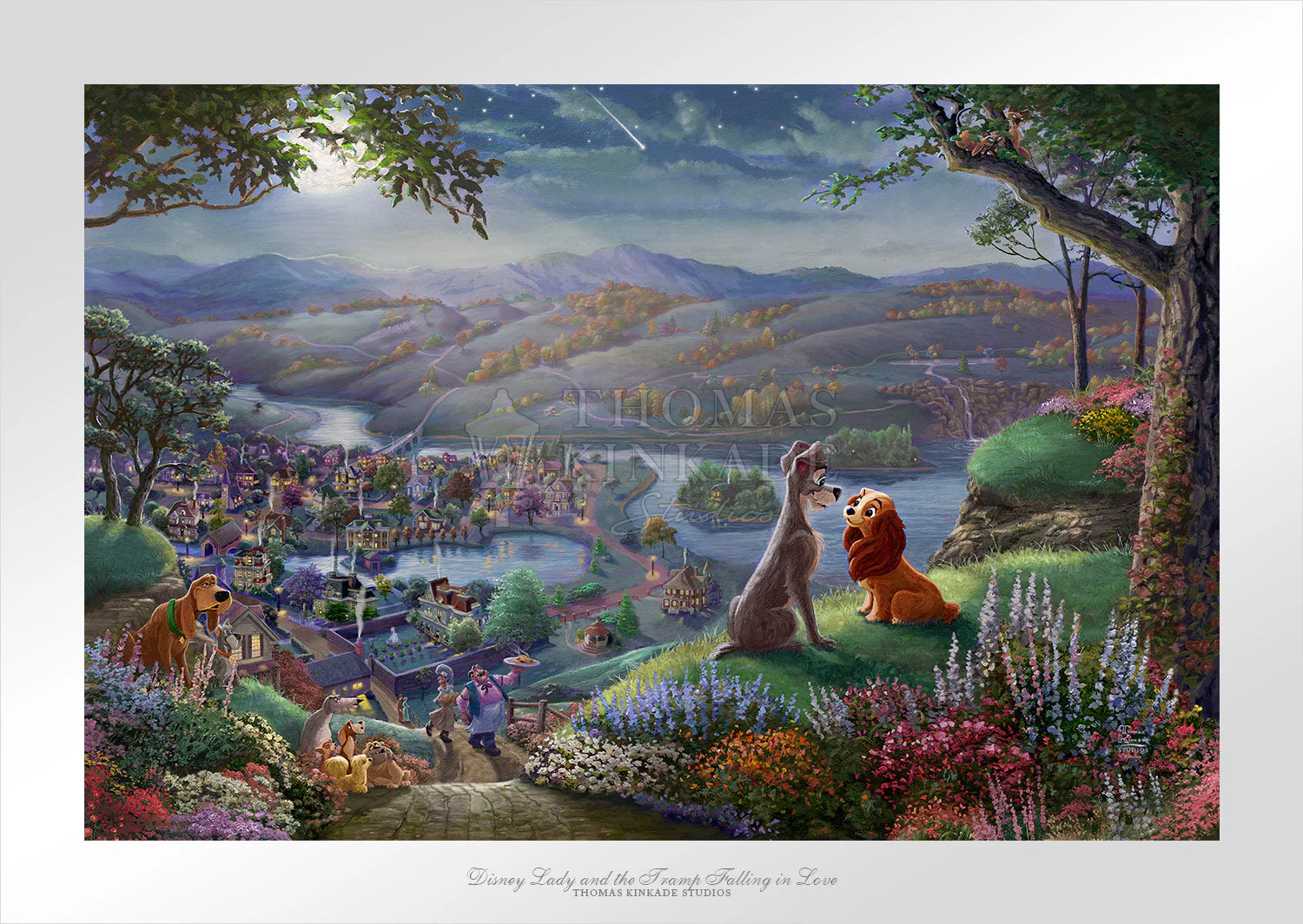 Disney Lady and the Tramp Falling in Love - Limited Edition Paper - Image 7