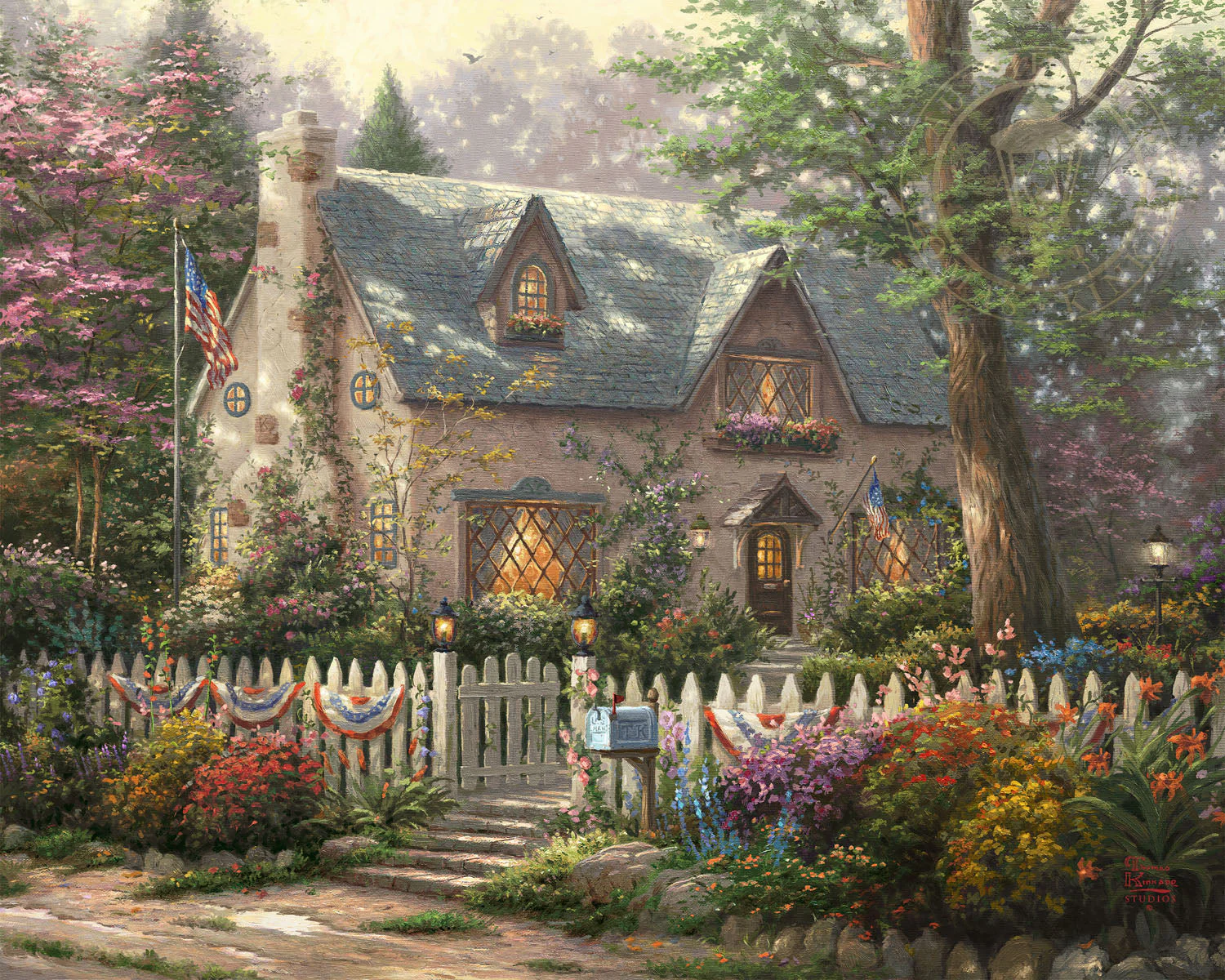 Liberty Lane Cottage - Limited Edition Canvas - Image 17