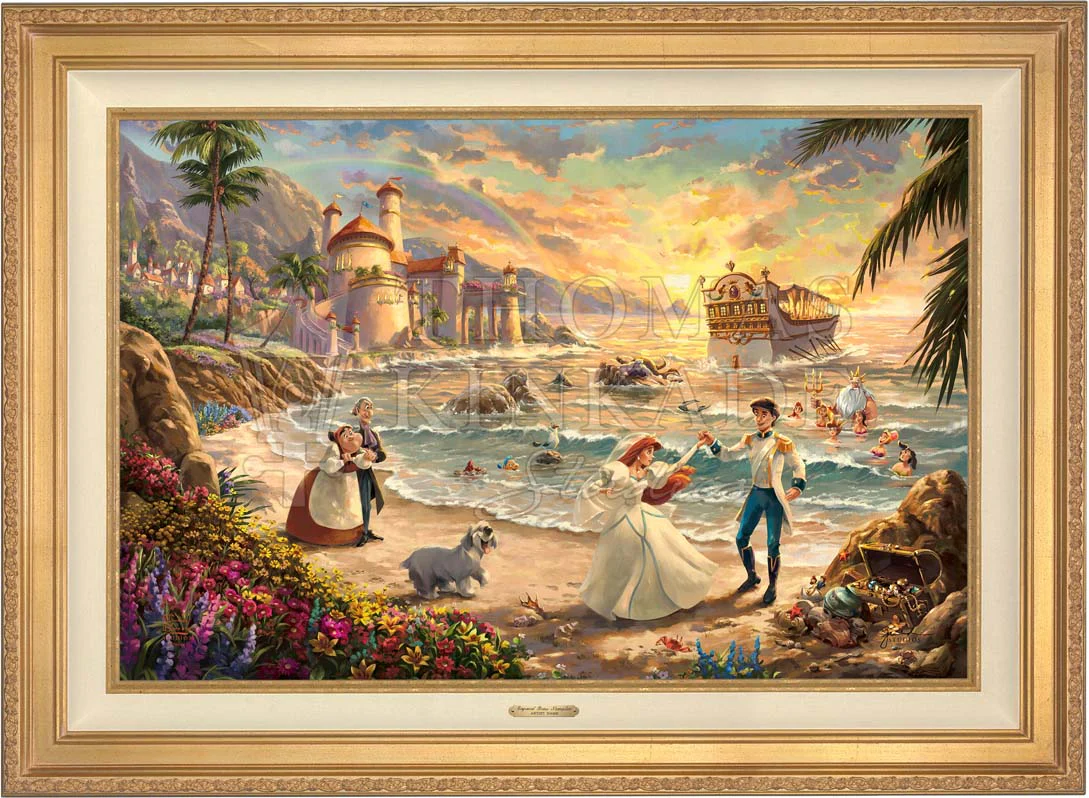 Disney The Little Mermaid Celebration of Love - Limited Edition Canvas - Image 2