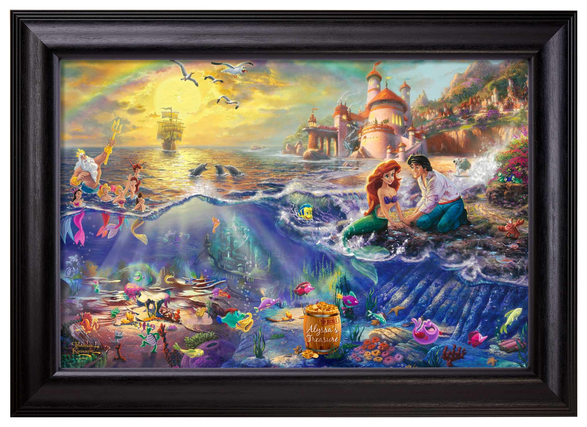 Disney The Little Mermaid - Personalized Framed Canvas - Image 3