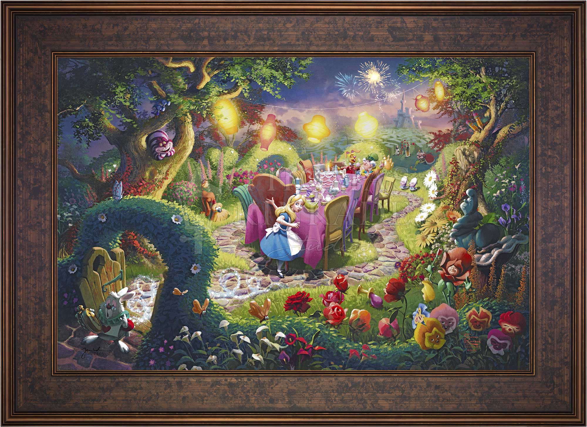 Disney Mad Hatter's Tea Party - Limited Edition Canvas - Image 13