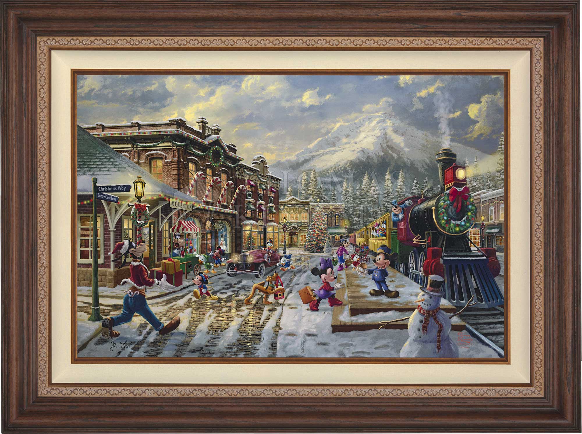 Disney Mickey and Minnie Candy Cane Express - Jewel Edition Art - Image 11