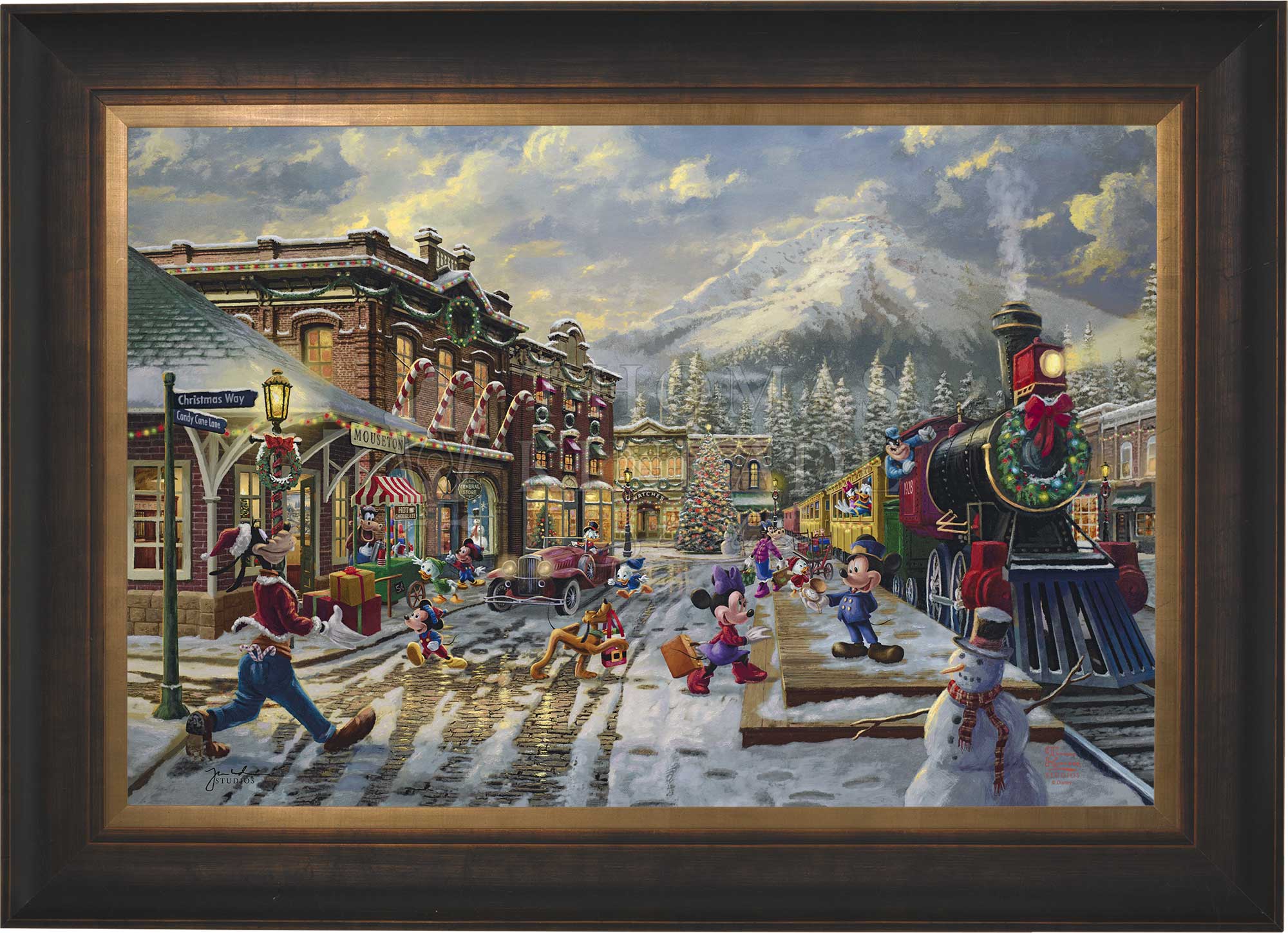 Disney Mickey and Minnie Candy Cane Express - Jewel Edition Art - Image 12