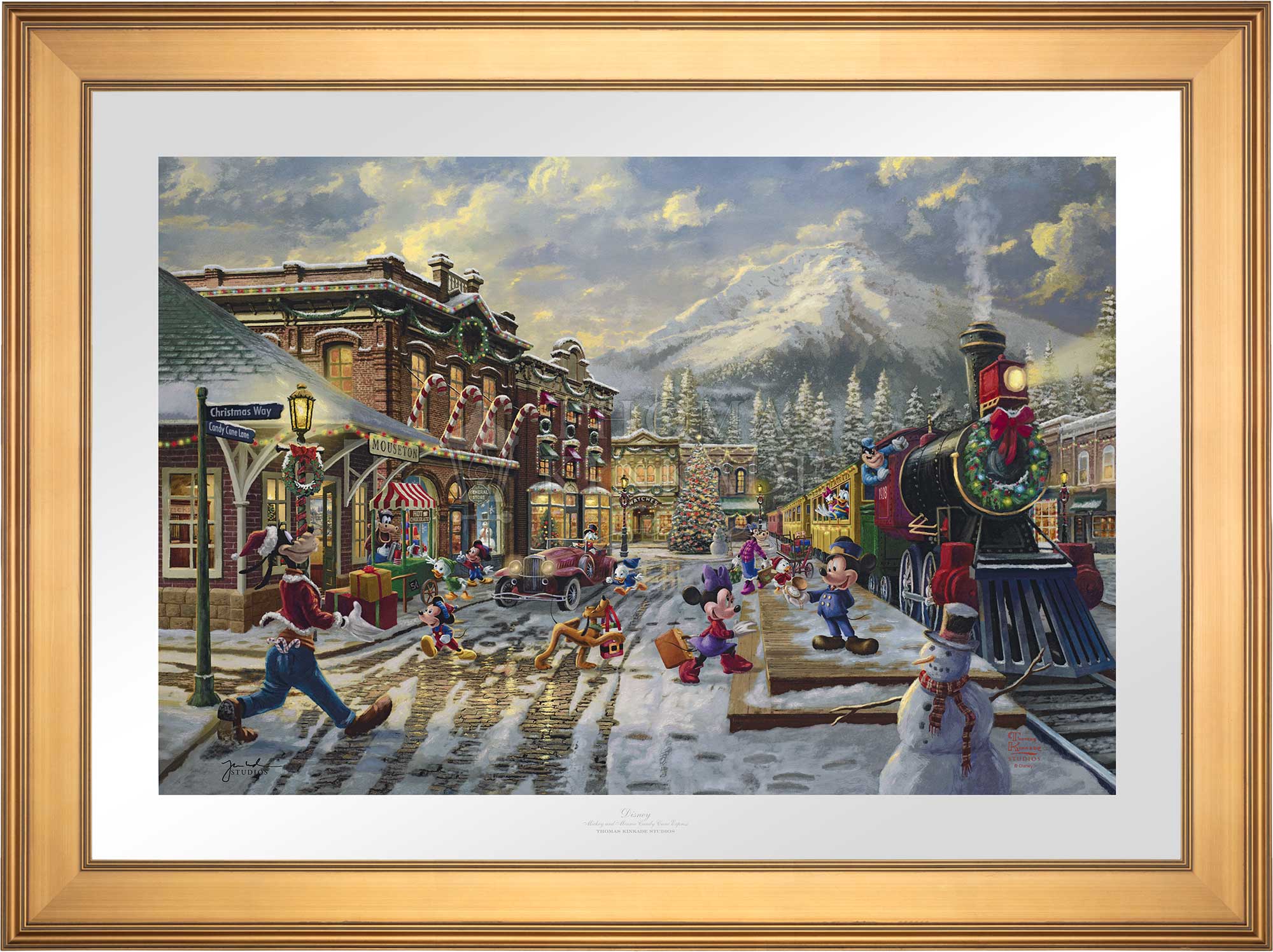 Disney Mickey and Minnie Candy Cane Express - Limited Edition Paper - Image 3