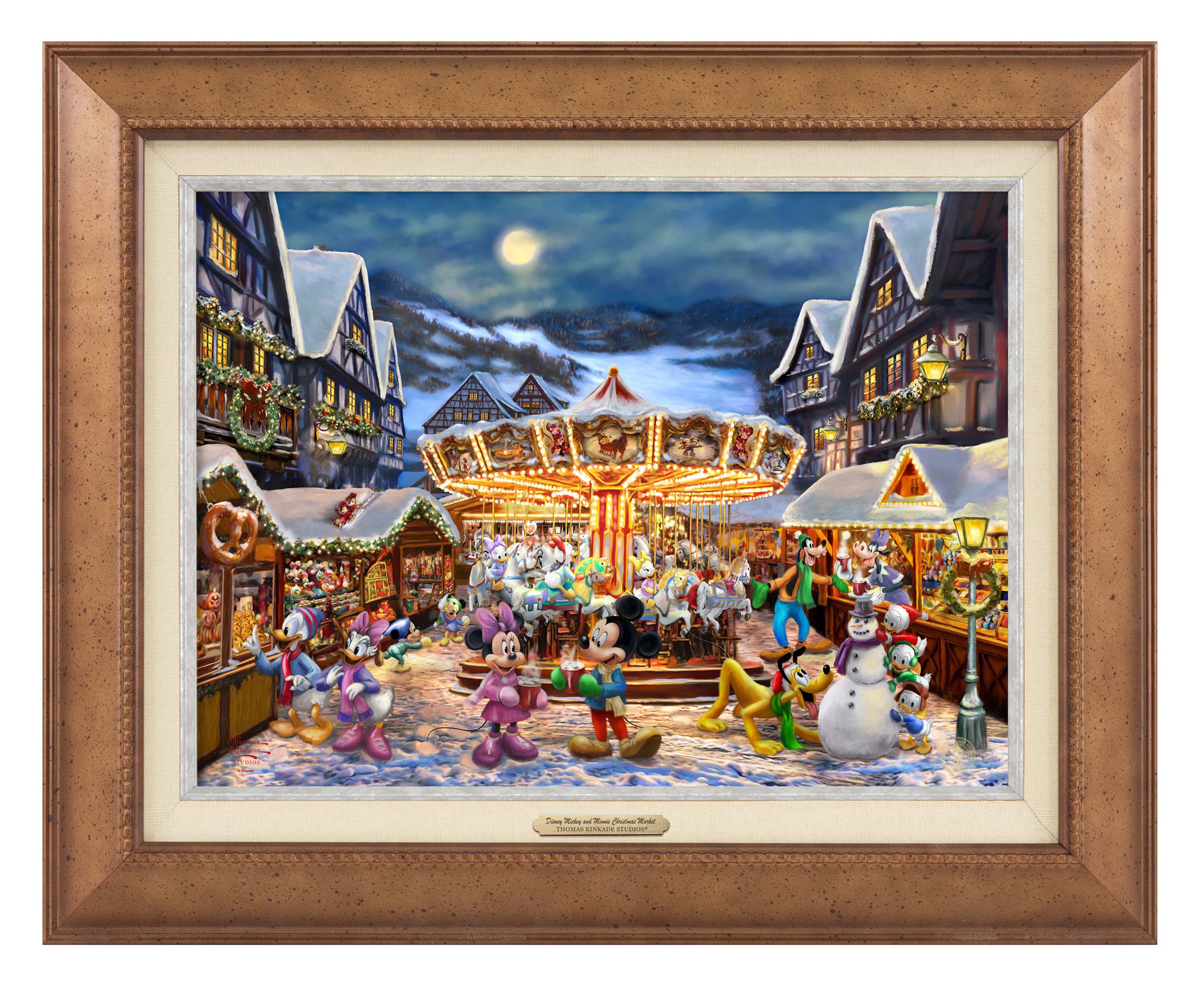 Disney Mickey and Minnie Christmas Market - Canvas Classics - Image 5
