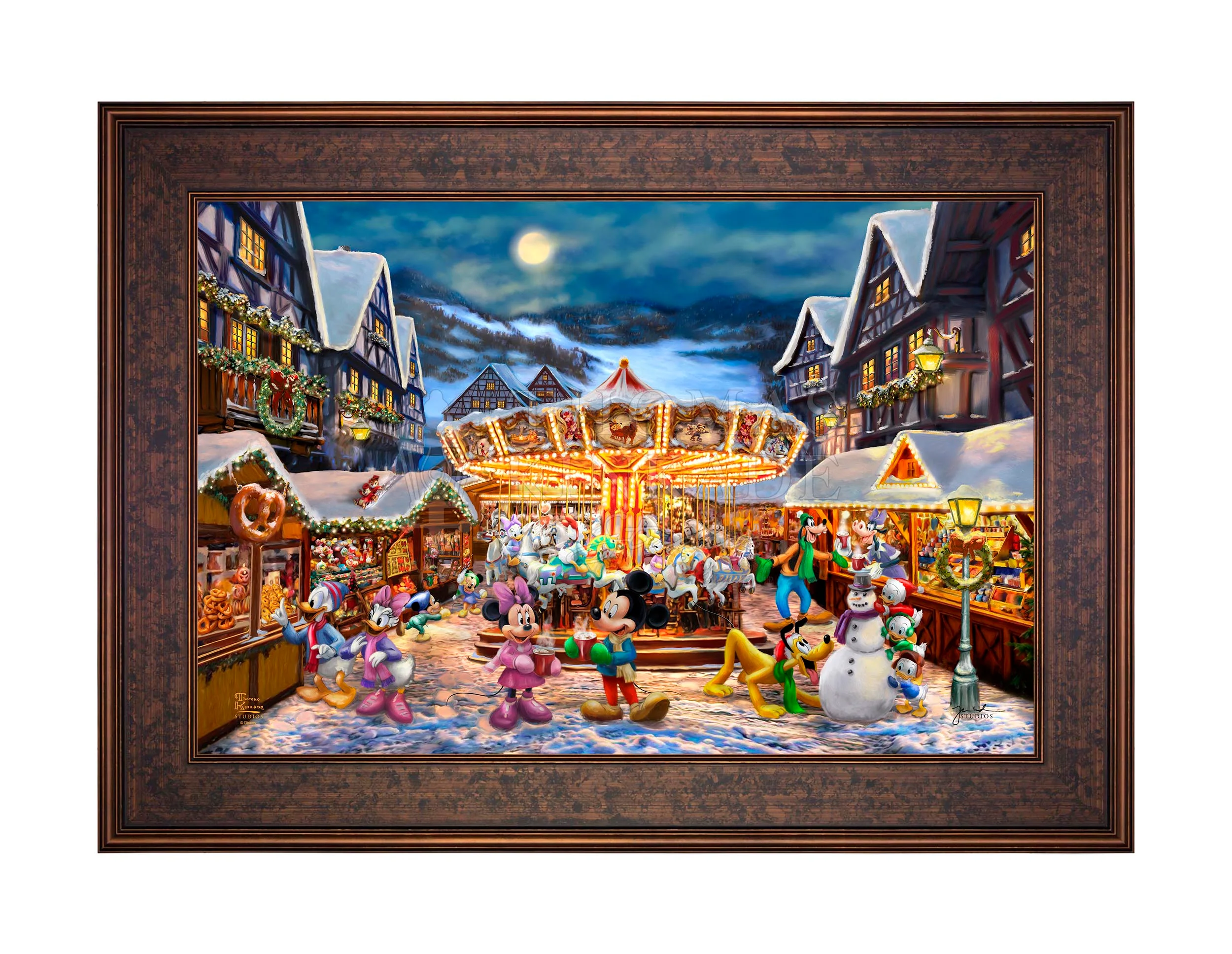 Disney Mickey and Minnie Christmas Market - Jewel Edition Art - Image 17