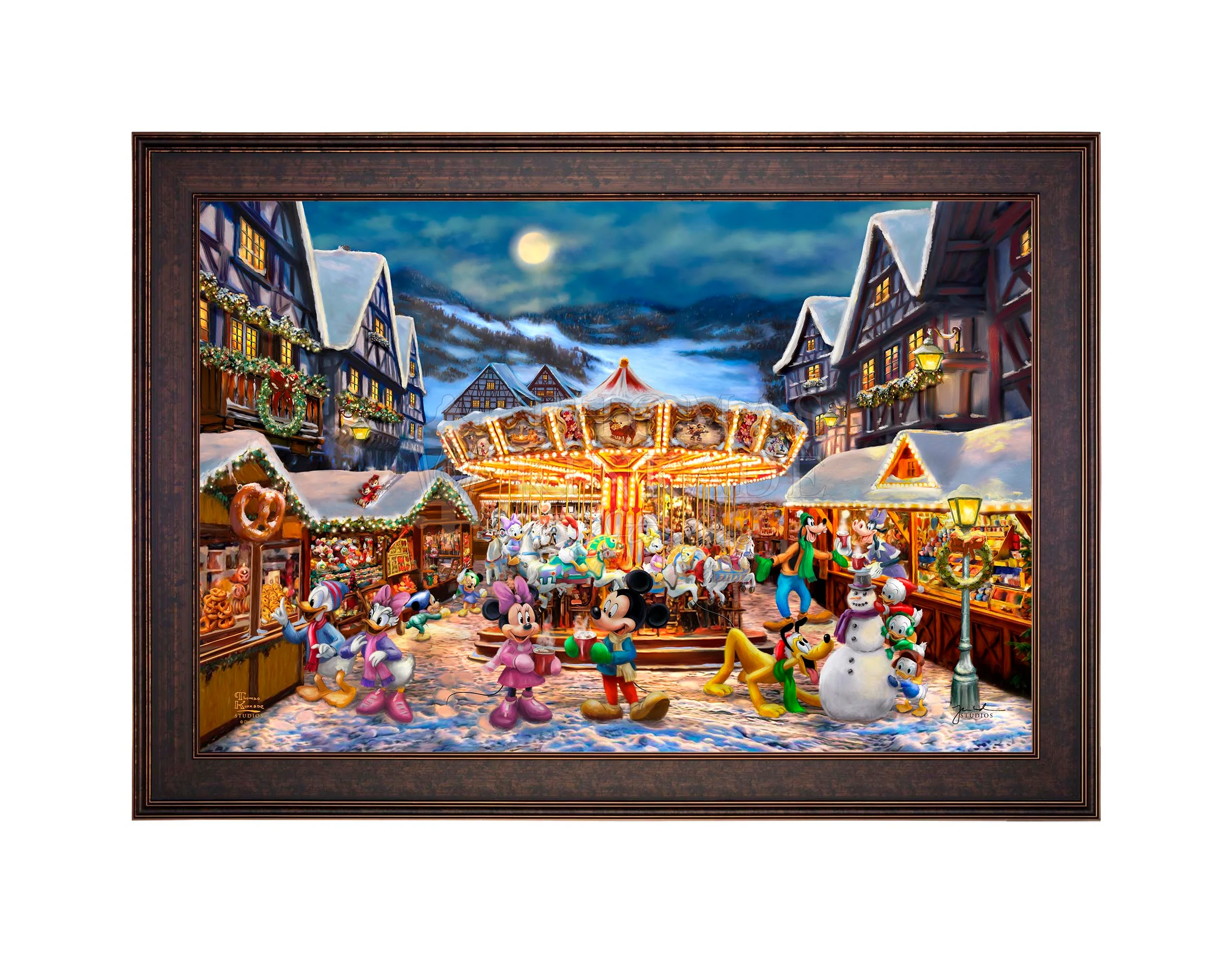 Disney Mickey and Minnie Christmas Market - Jewel Edition Art - Image 19