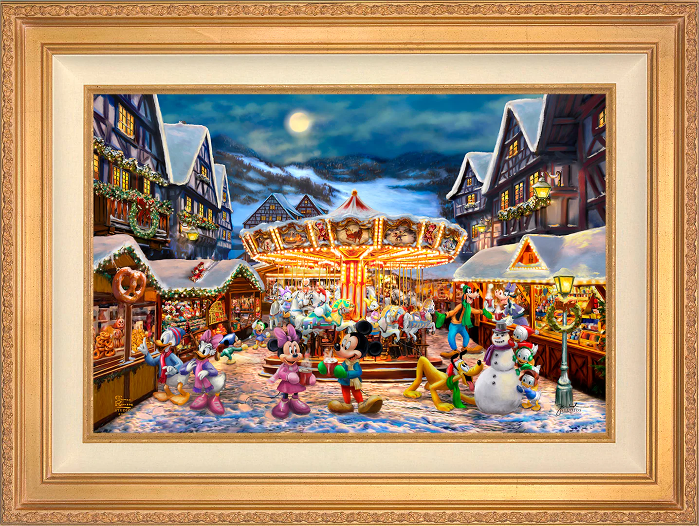 Disney Mickey and Minnie Christmas Market - Jewel Edition Art - Image 21