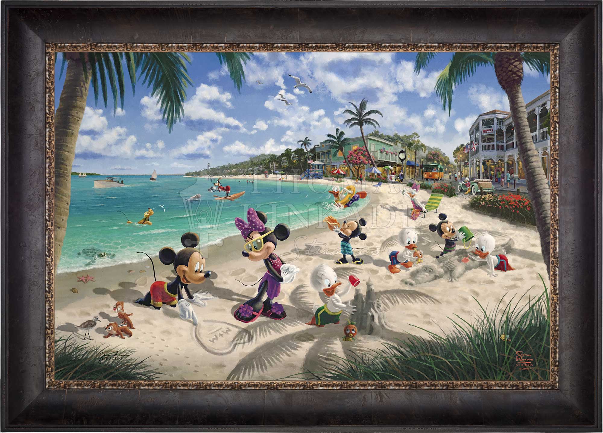 Disney Mickey and Minnie in Florida - Jewel Edition Art - Image 5