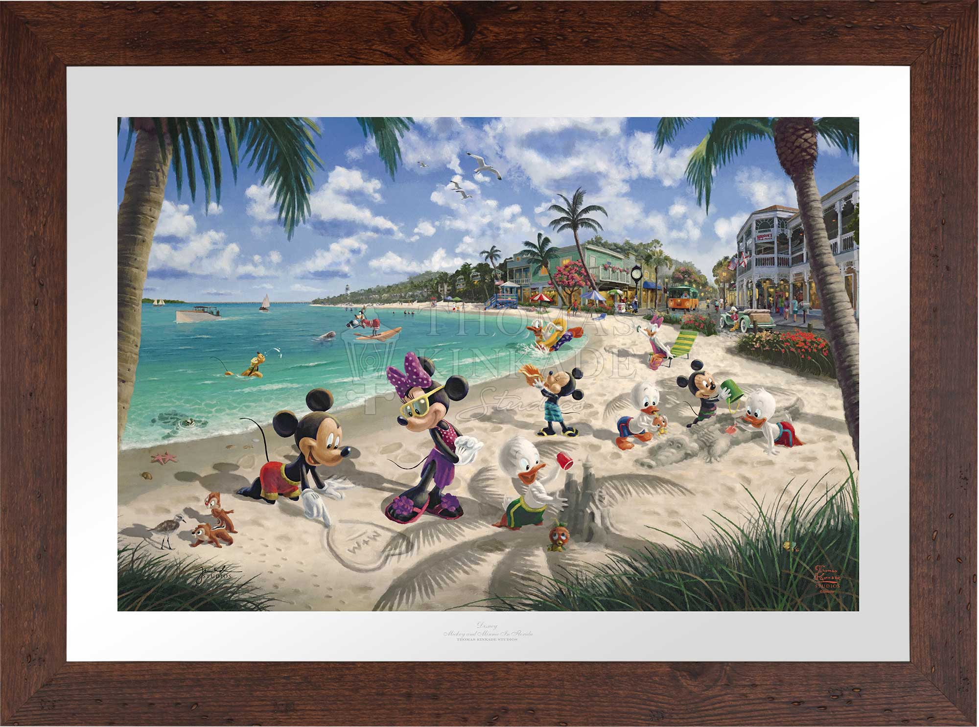 Disney Mickey and Minnie in Florida - Limited Edition Paper