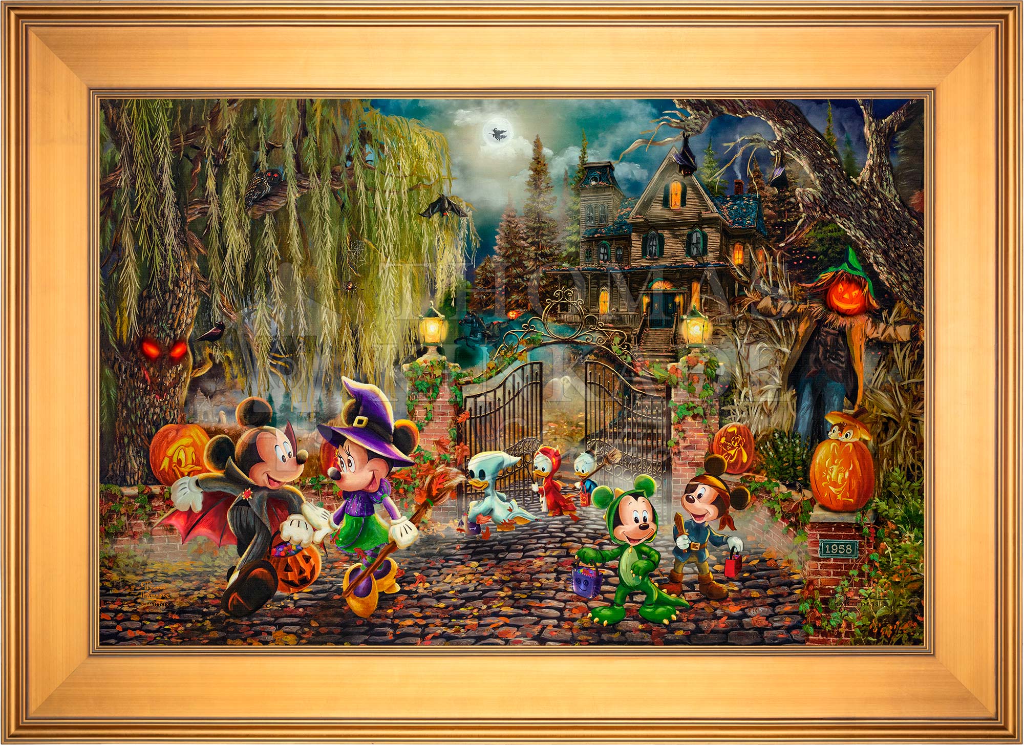 Disney Mickey and Minnie Halloween Fun - Limited Edition Canvas - Image 16
