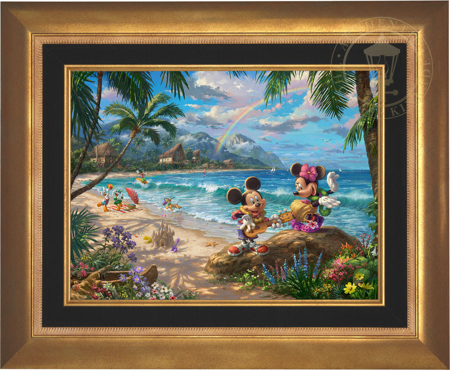 Disney Mickey and Minnie in Hawaii - Limited Edition Canvas - Image 4