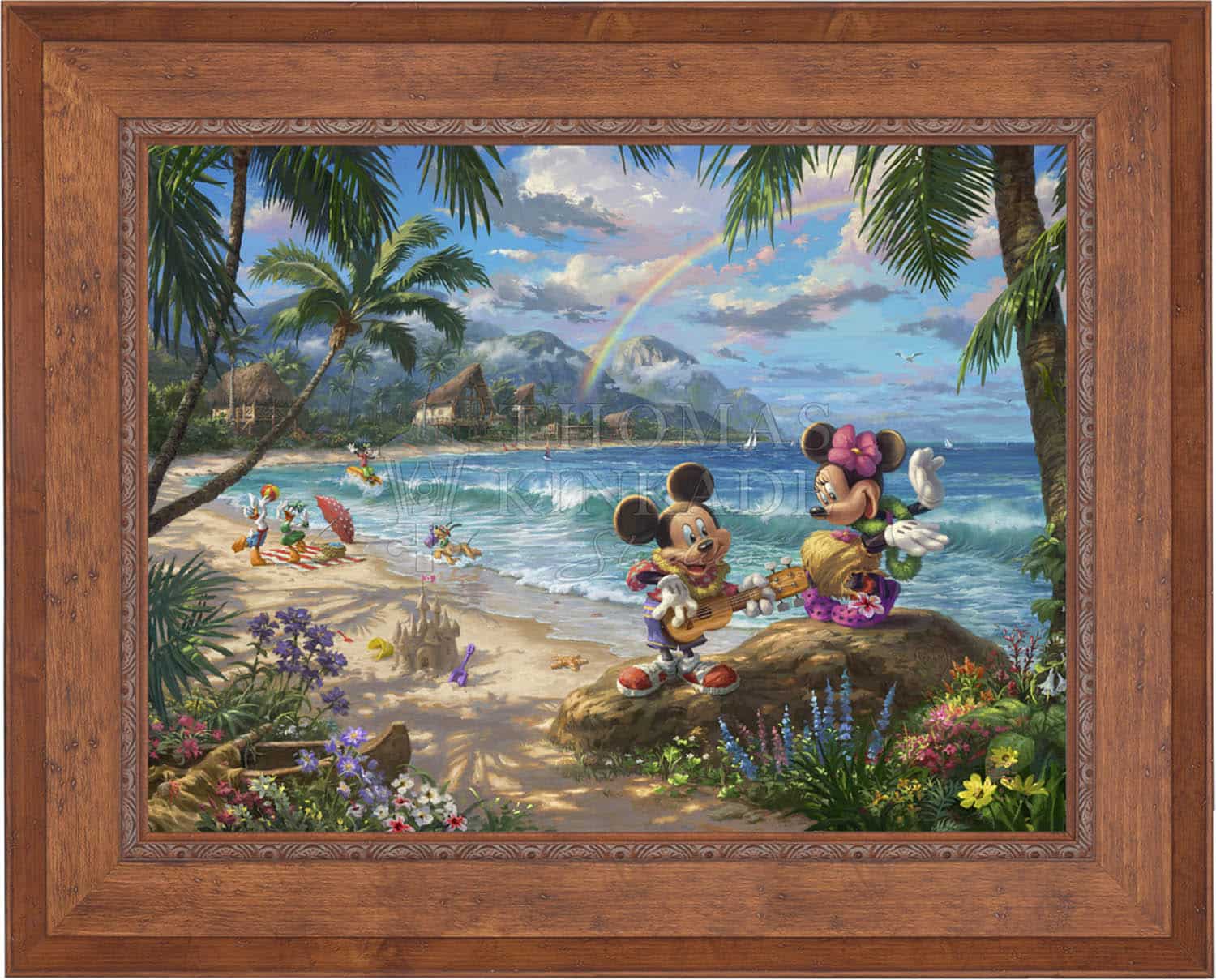 Disney Mickey and Minnie in Hawaii - Jewel Edition Art - Image 16