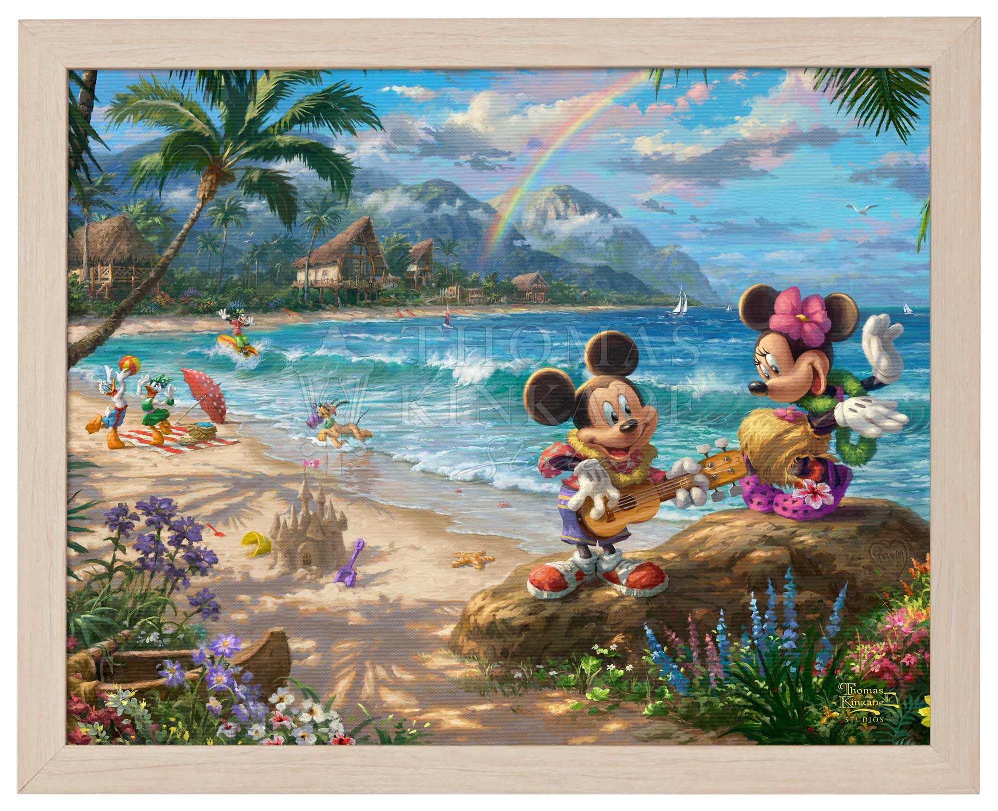 Disney Mickey and Minnie in Hawaii - Art Prints - Image 3