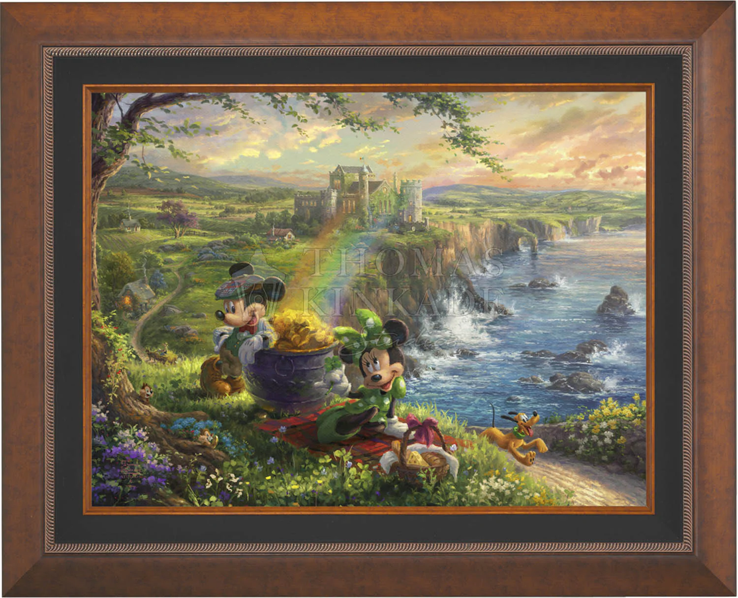 Disney Mickey and Minnie in Ireland - Jewel Edition Art - Image 3