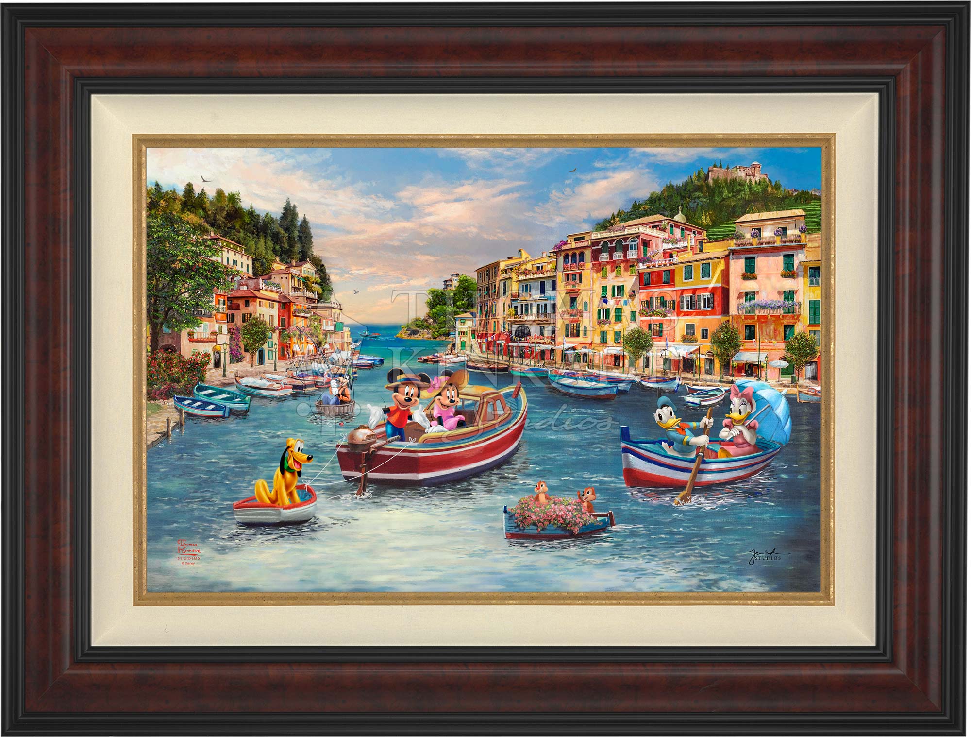 Disney Mickey and Minnie in Italy - Limited Edition Canvas