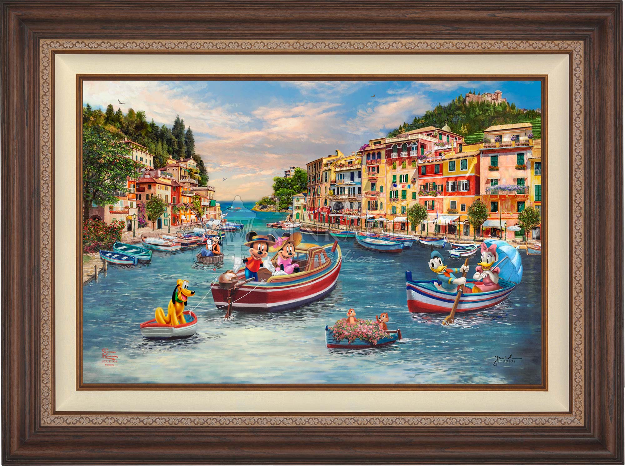 Disney Mickey and Minnie in Italy - Limited Edition Canvas - Image 11