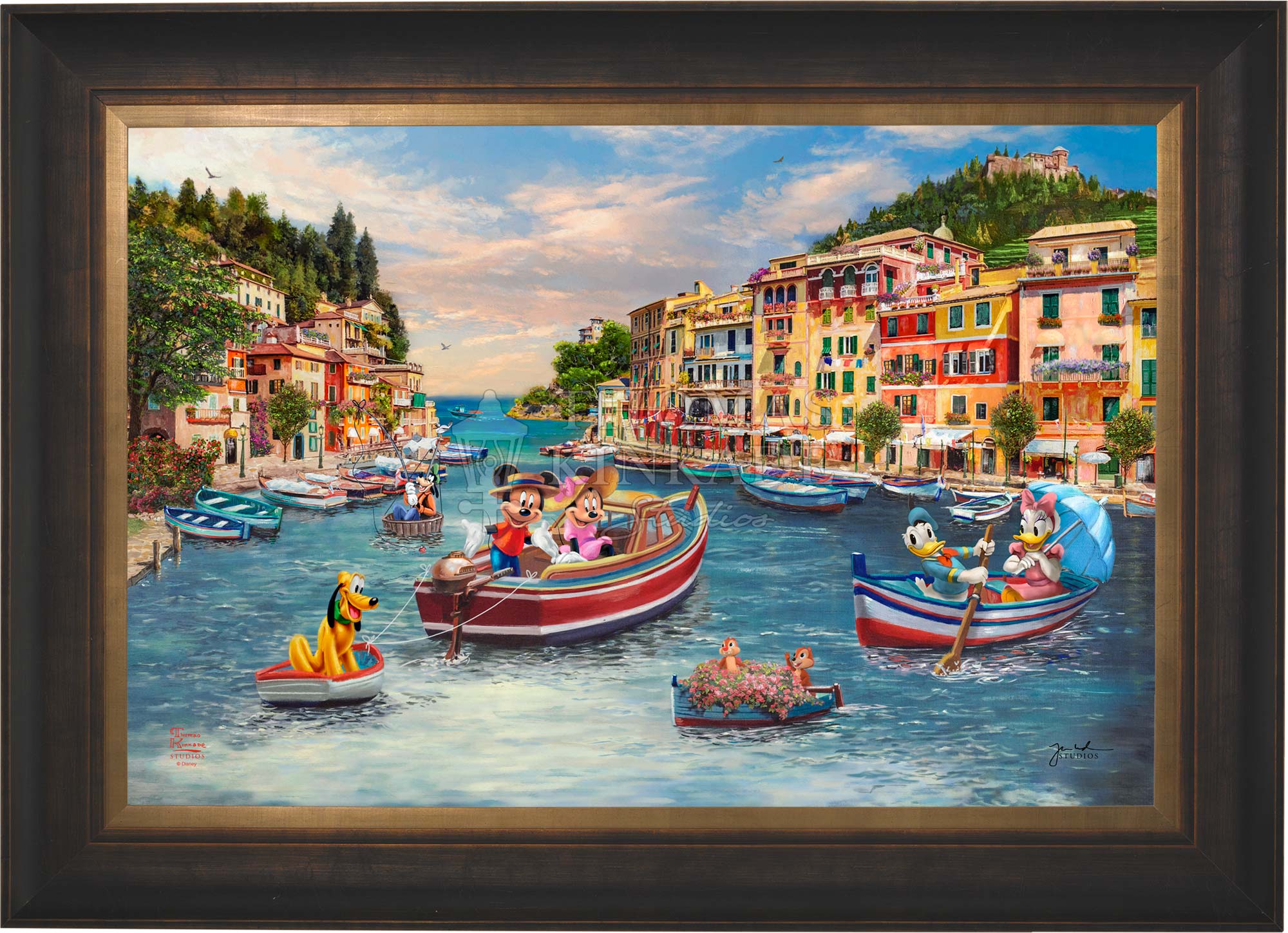 Disney Mickey and Minnie in Italy - Limited Edition Canvas - Image 12