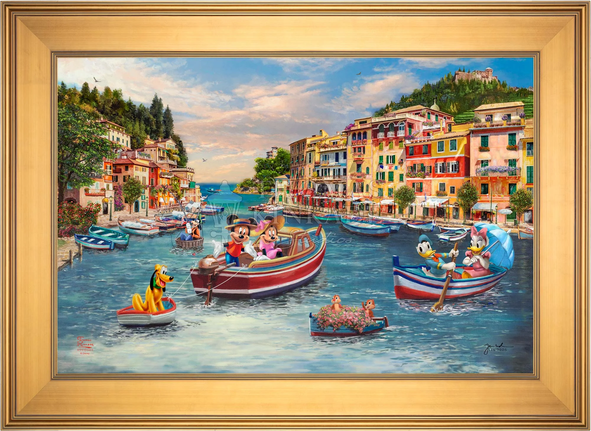 Disney Mickey and Minnie in Italy - Limited Edition Canvas - Image 14