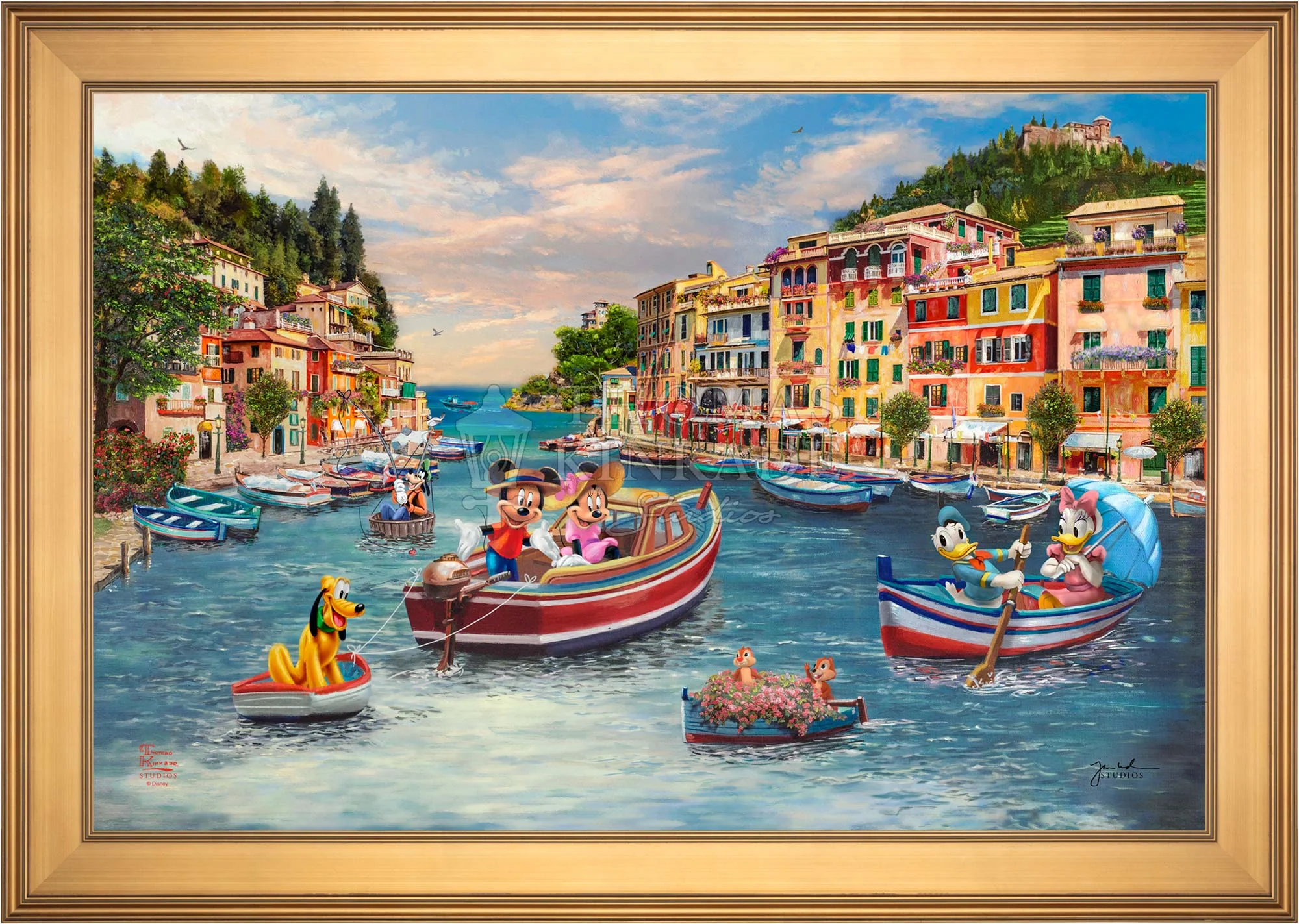 Disney Mickey and Minnie in Italy - Limited Edition Canvas - Image 15