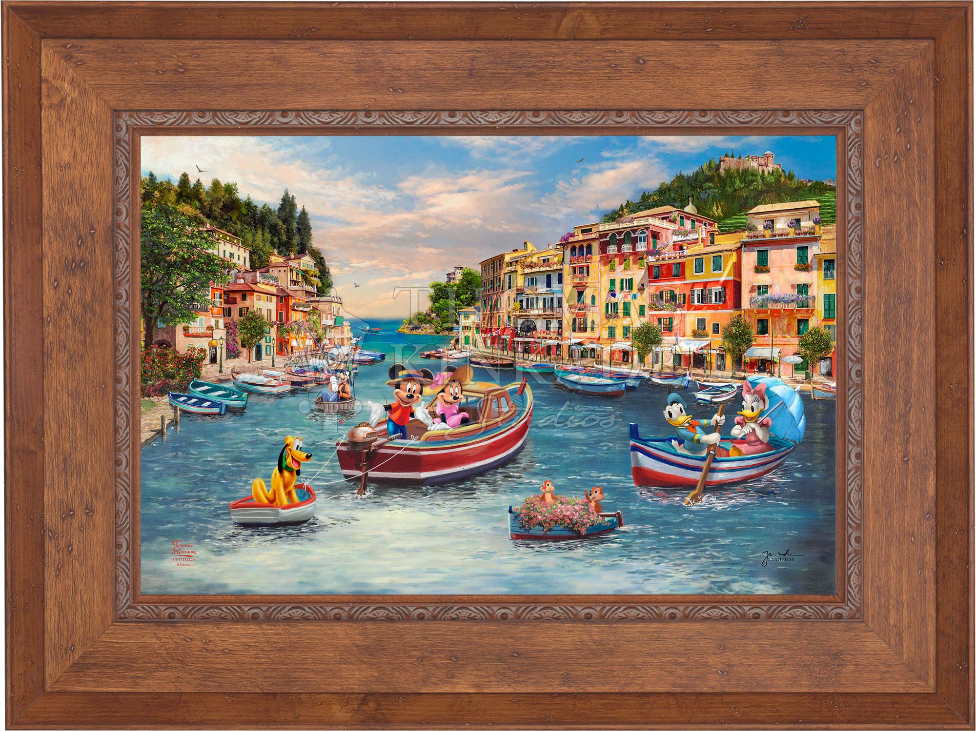 Disney Mickey and Minnie in Italy - Limited Edition Canvas - Image 16