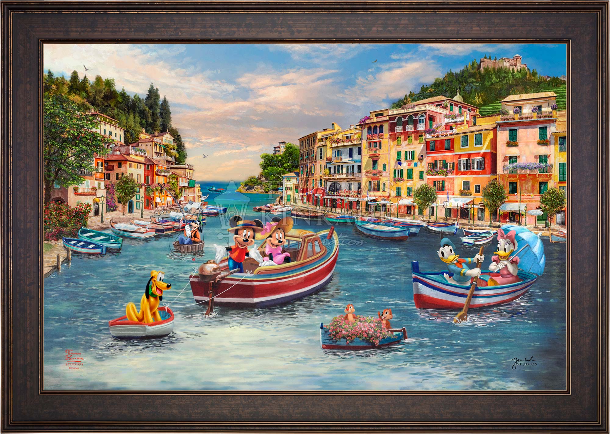 Disney Mickey and Minnie in Italy - Limited Edition Canvas - Image 2