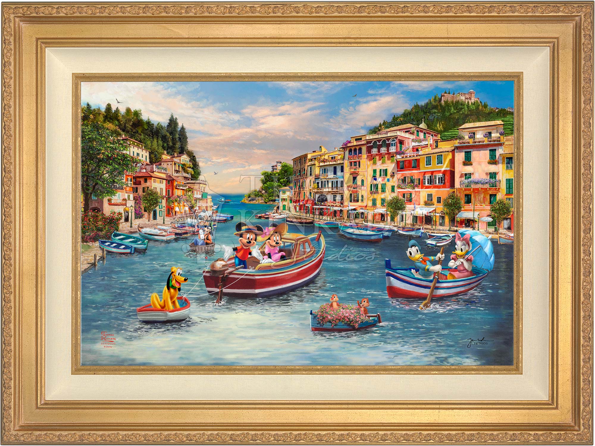 Disney Mickey and Minnie in Italy - Limited Edition Canvas - Image 3