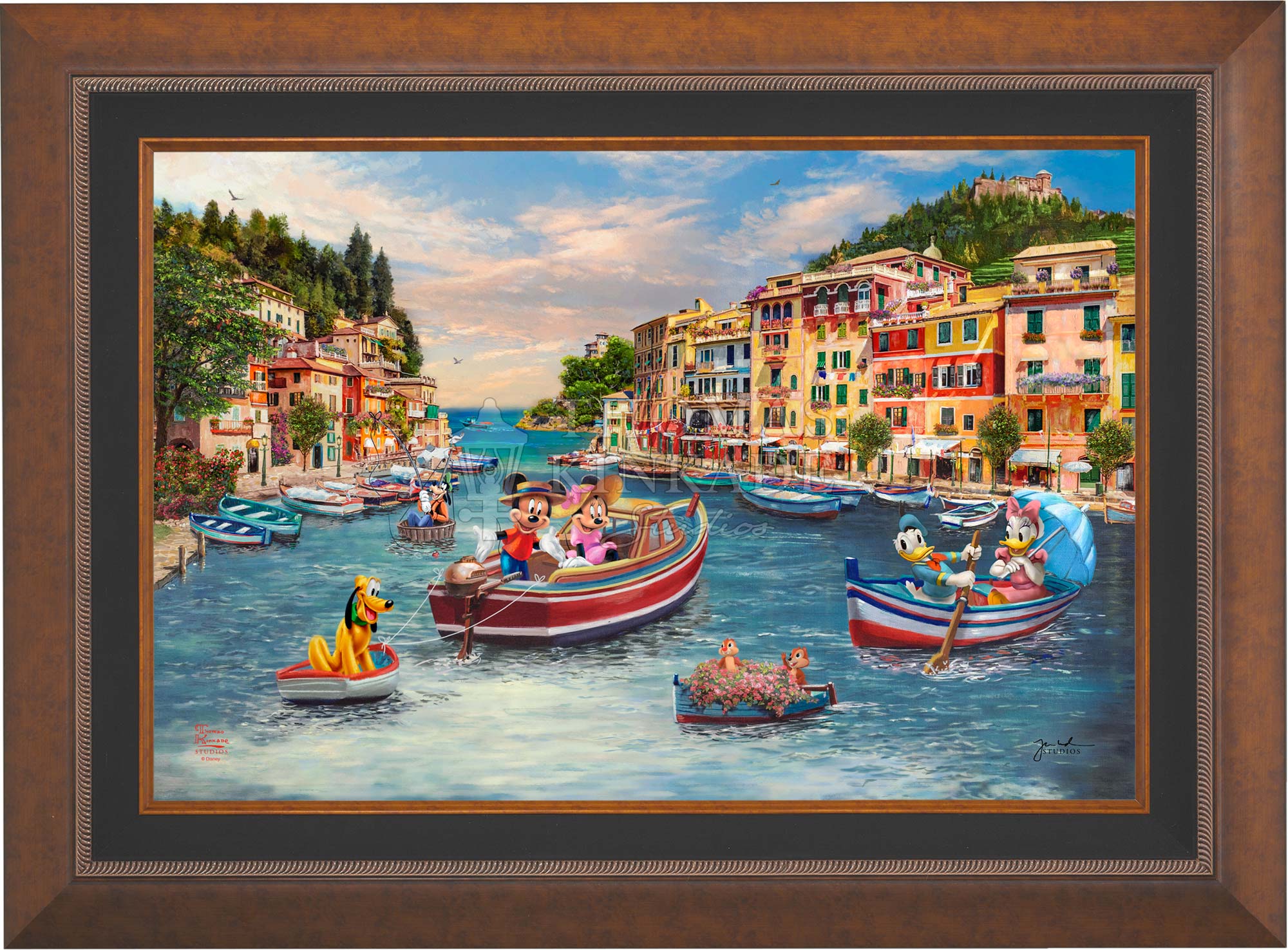 Disney Mickey and Minnie in Italy - Limited Edition Canvas - Image 4