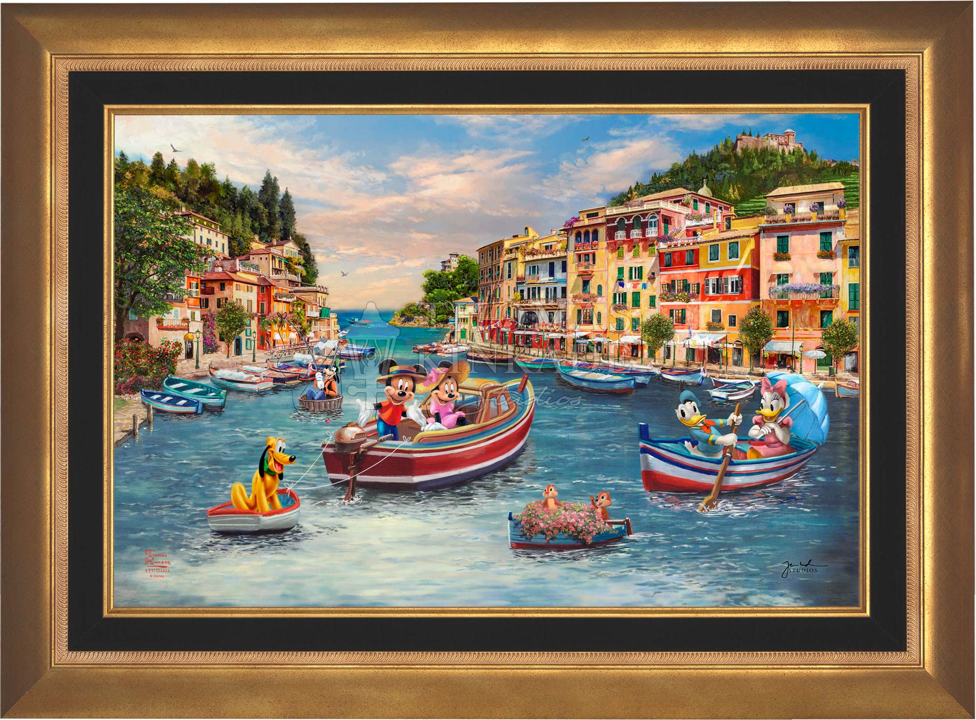 Disney Mickey and Minnie in Italy - Limited Edition Canvas - Image 5