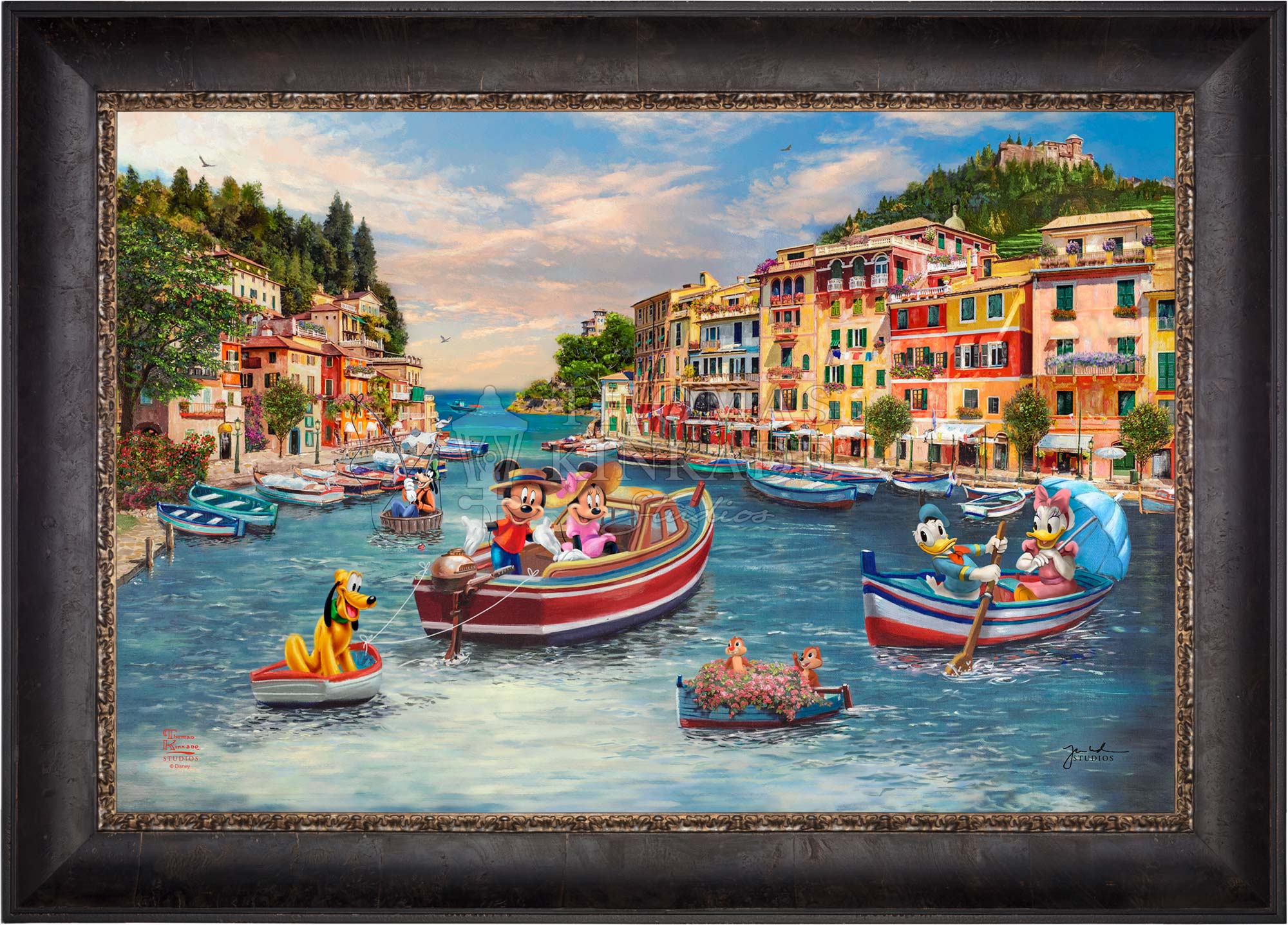 Disney Mickey and Minnie in Italy - Limited Edition Canvas - Image 6