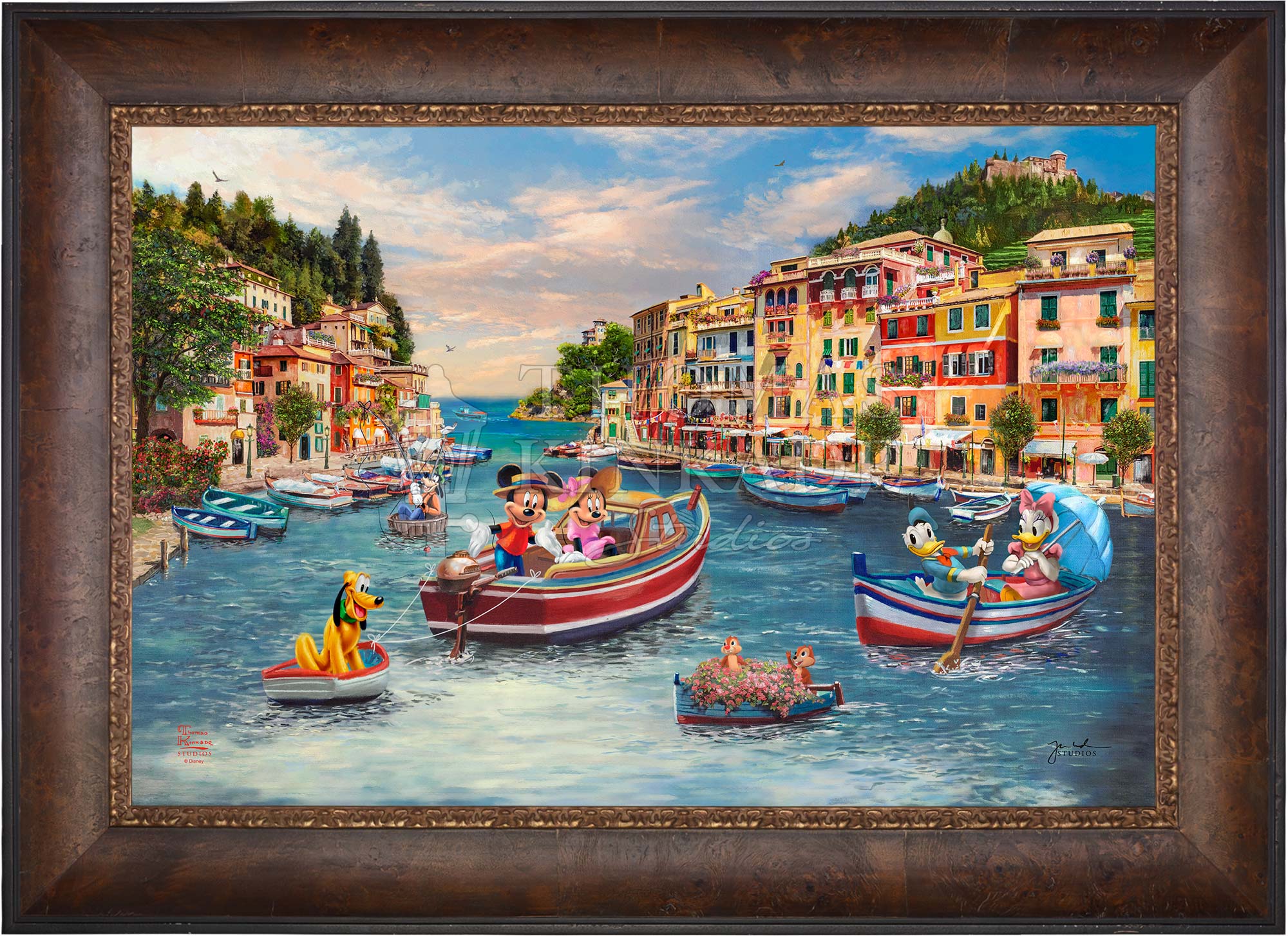 Disney Mickey and Minnie in Italy - Limited Edition Canvas - Image 7