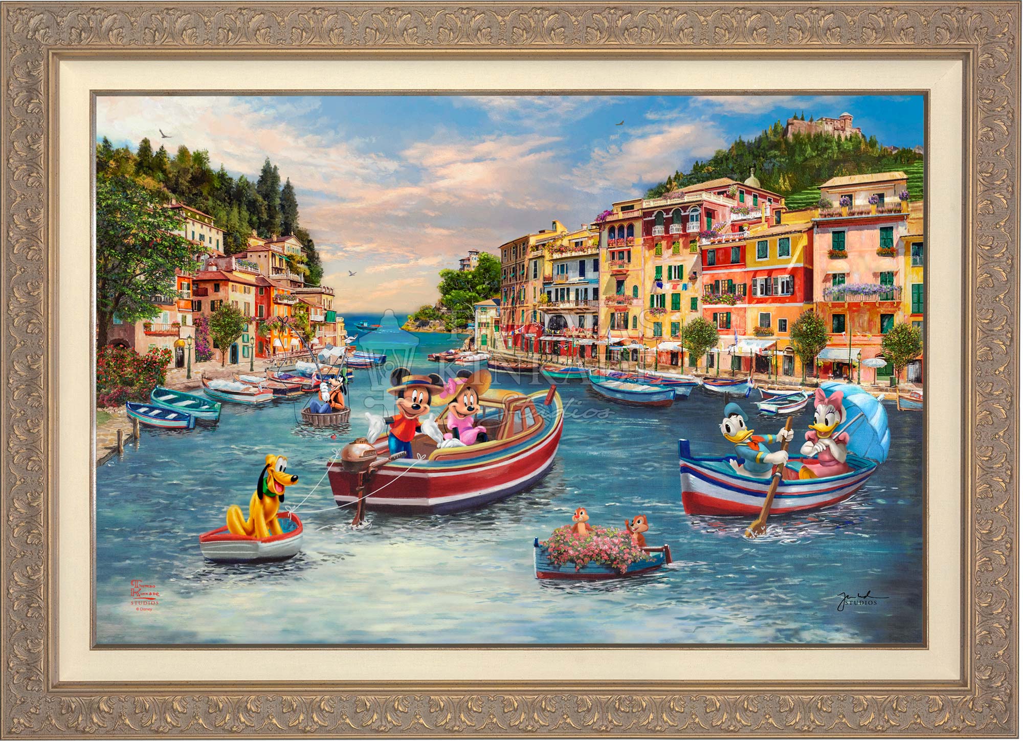 Disney Mickey and Minnie in Italy - Limited Edition Canvas - Image 8