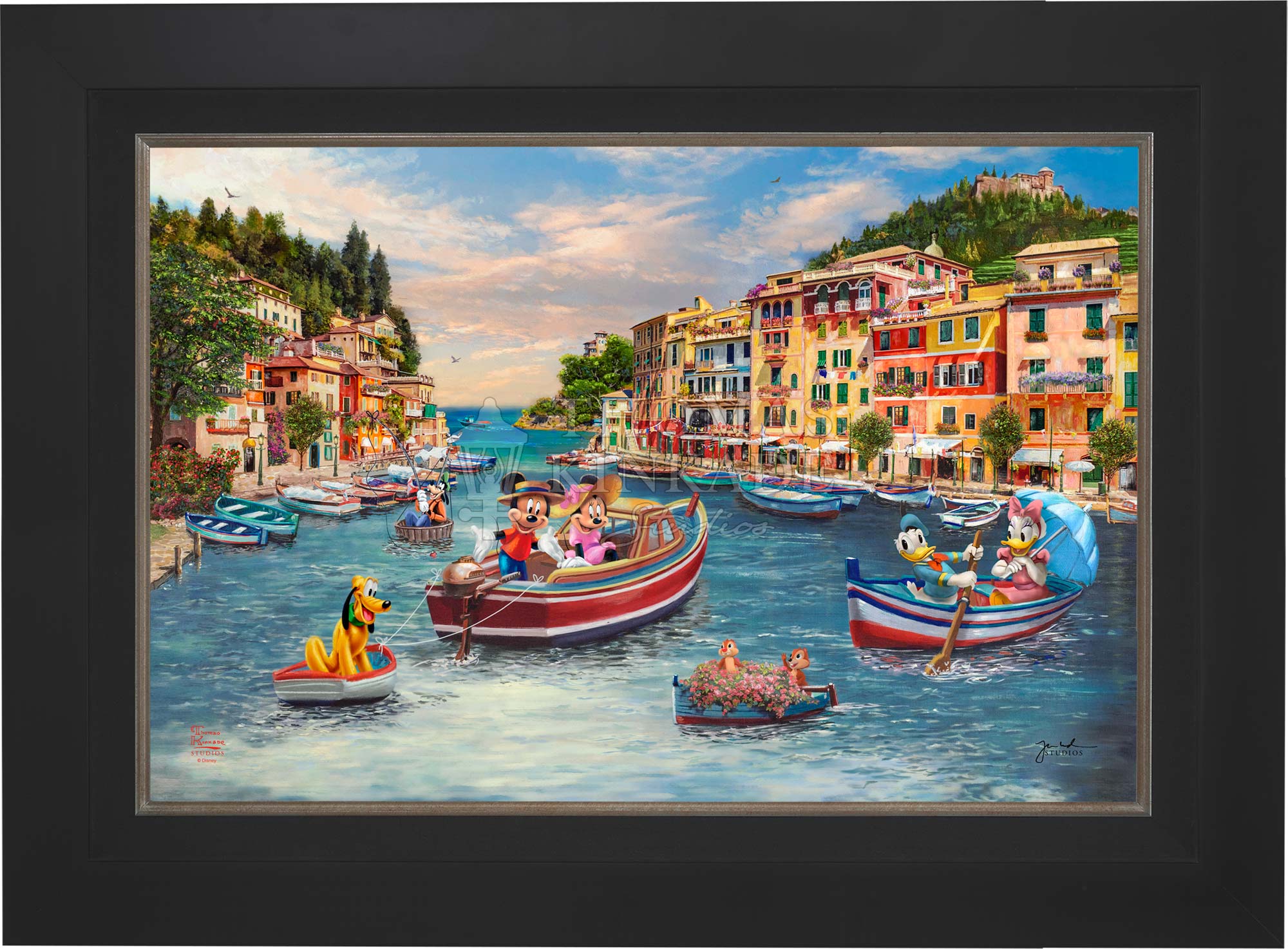 Disney Mickey and Minnie in Italy - Limited Edition Canvas - Image 9