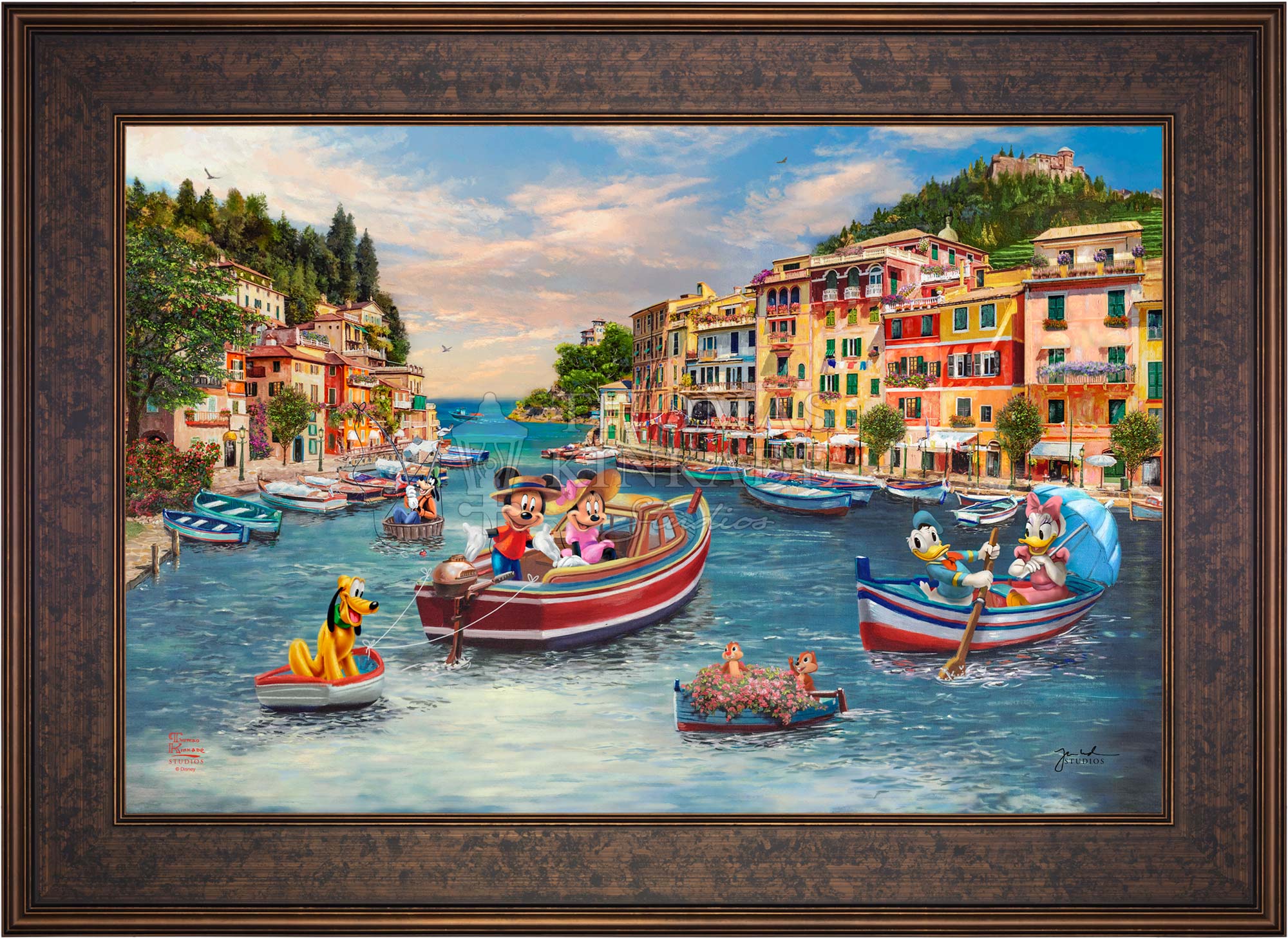 Disney Mickey and Minnie in Italy - Jewel Edition Art - Image 15