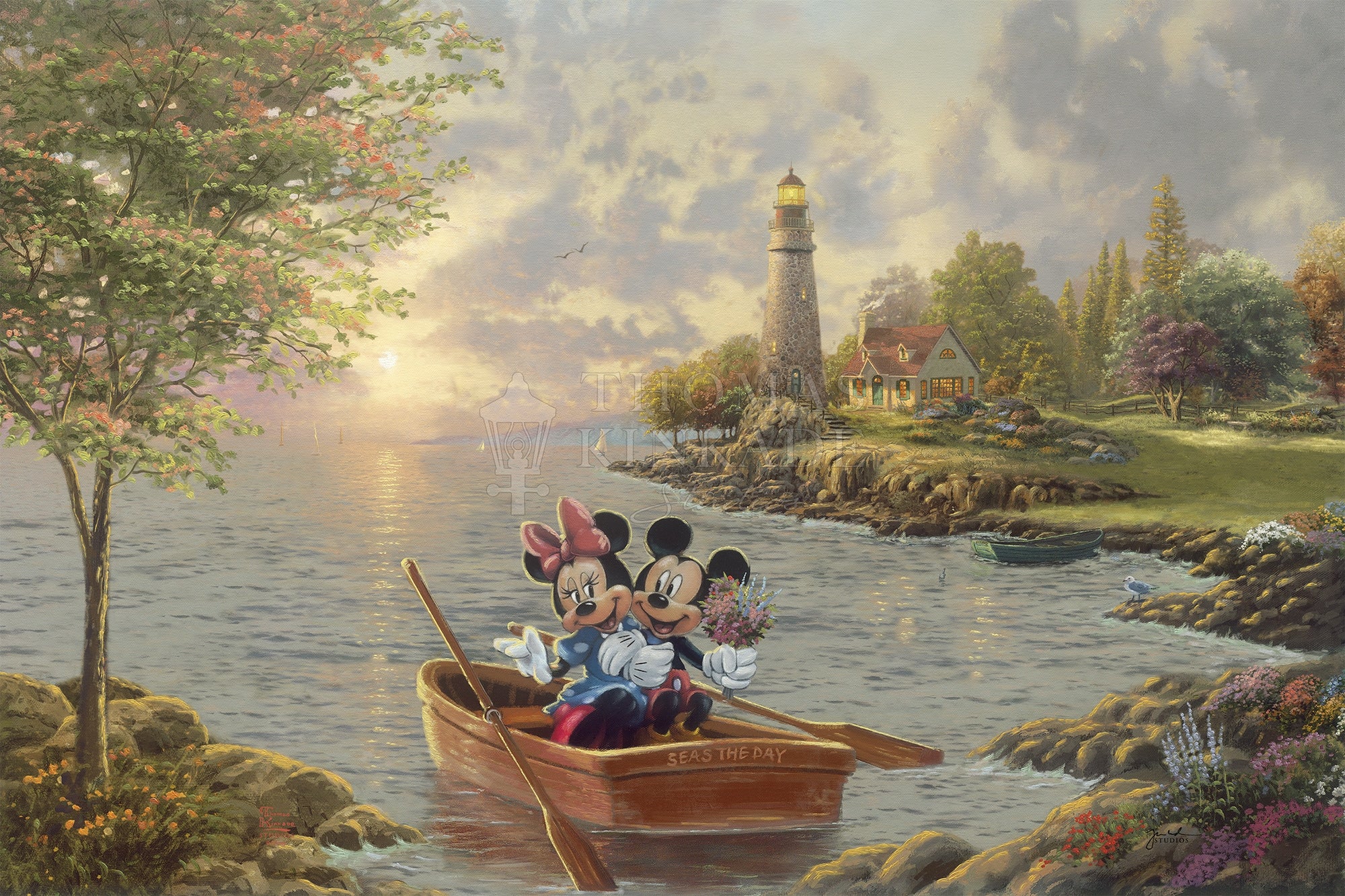 Disney Mickey and Minnie Lighthouse Cove - Jewel Edition Art - Image 19