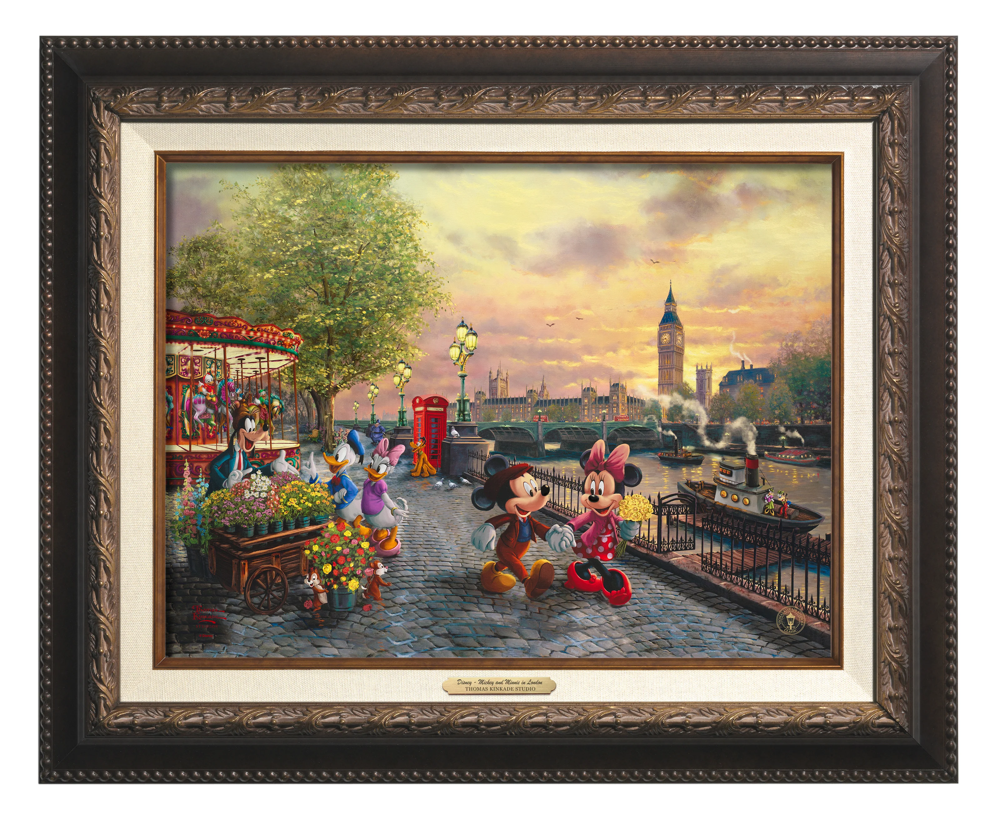 Disney Mickey and Minnie in London - Canvas Classics
