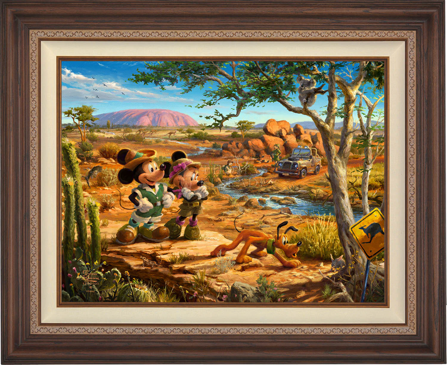 Disney Mickey and Minnie in the Outback - Limited Edition Canvas - Image 10