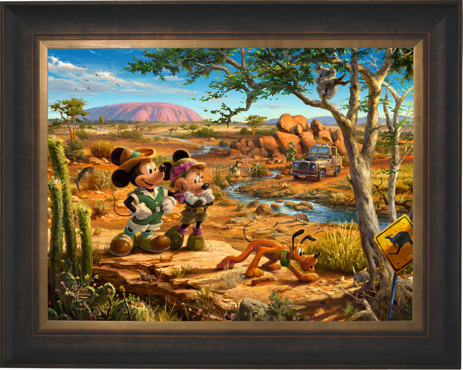 Disney Mickey and Minnie in the Outback - Limited Edition Canvas - Image 11