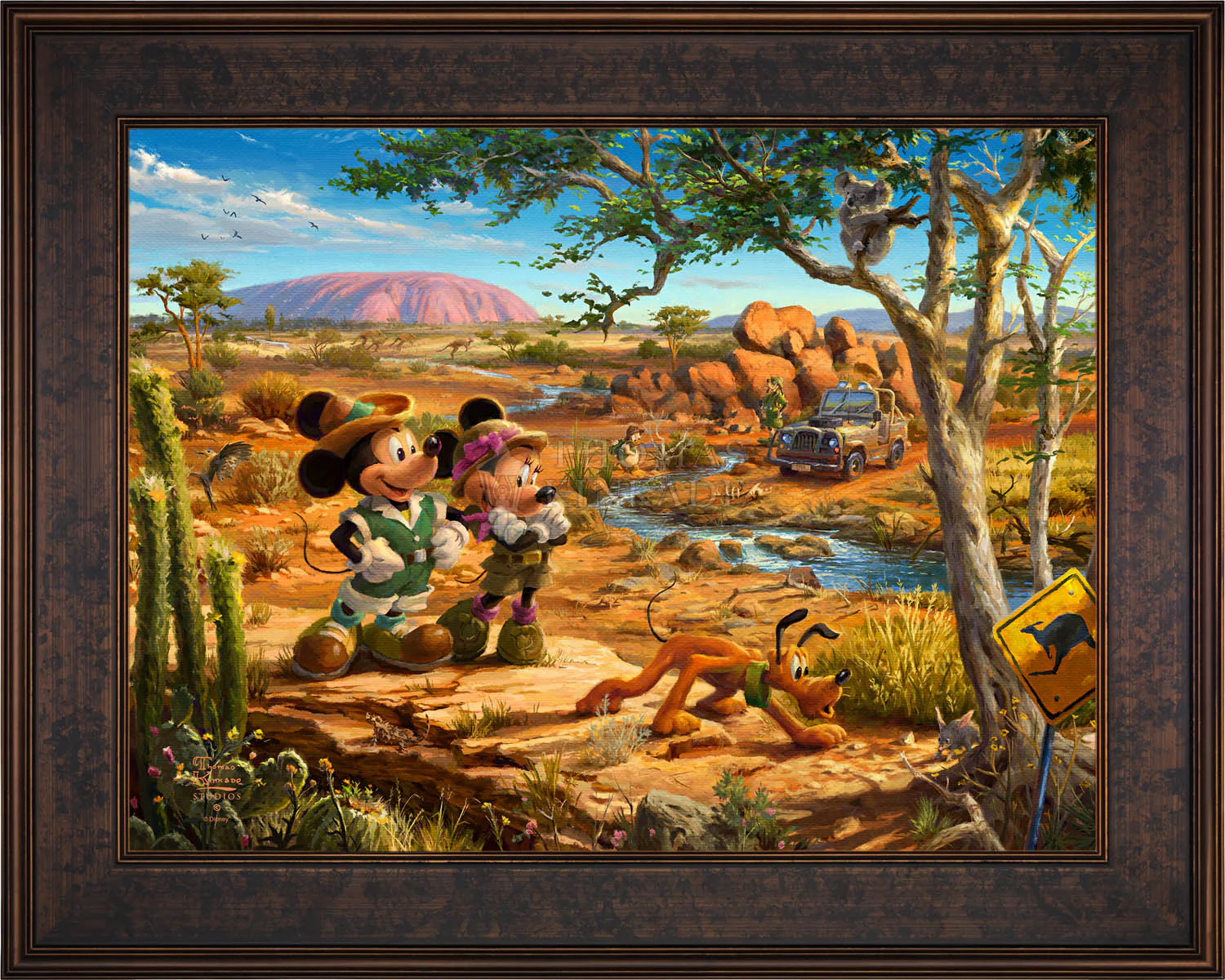 Disney Mickey and Minnie in the Outback - Limited Edition Canvas - Image 12