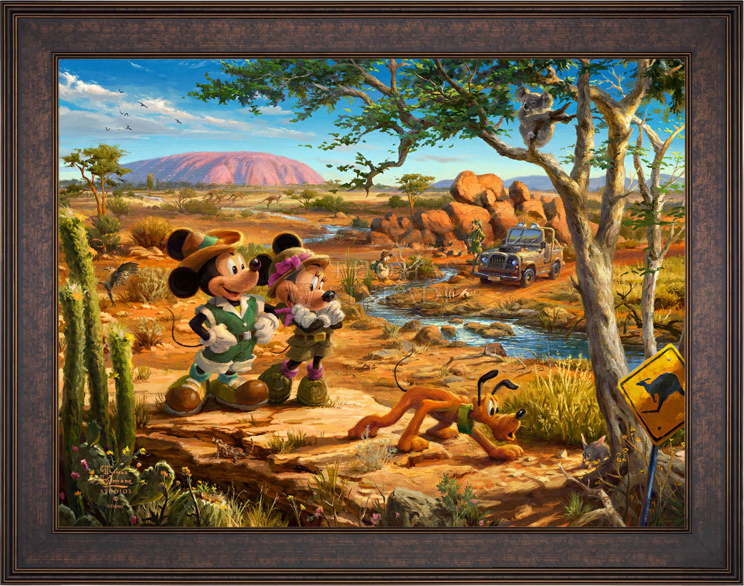 Disney Mickey and Minnie in the Outback - Limited Edition Canvas - Image 13