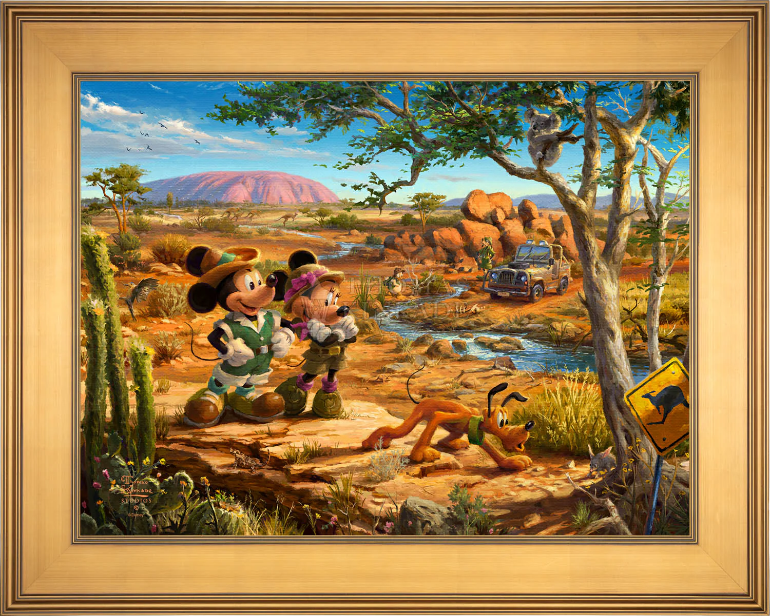 Disney Mickey and Minnie in the Outback - Limited Edition Canvas - Image 14