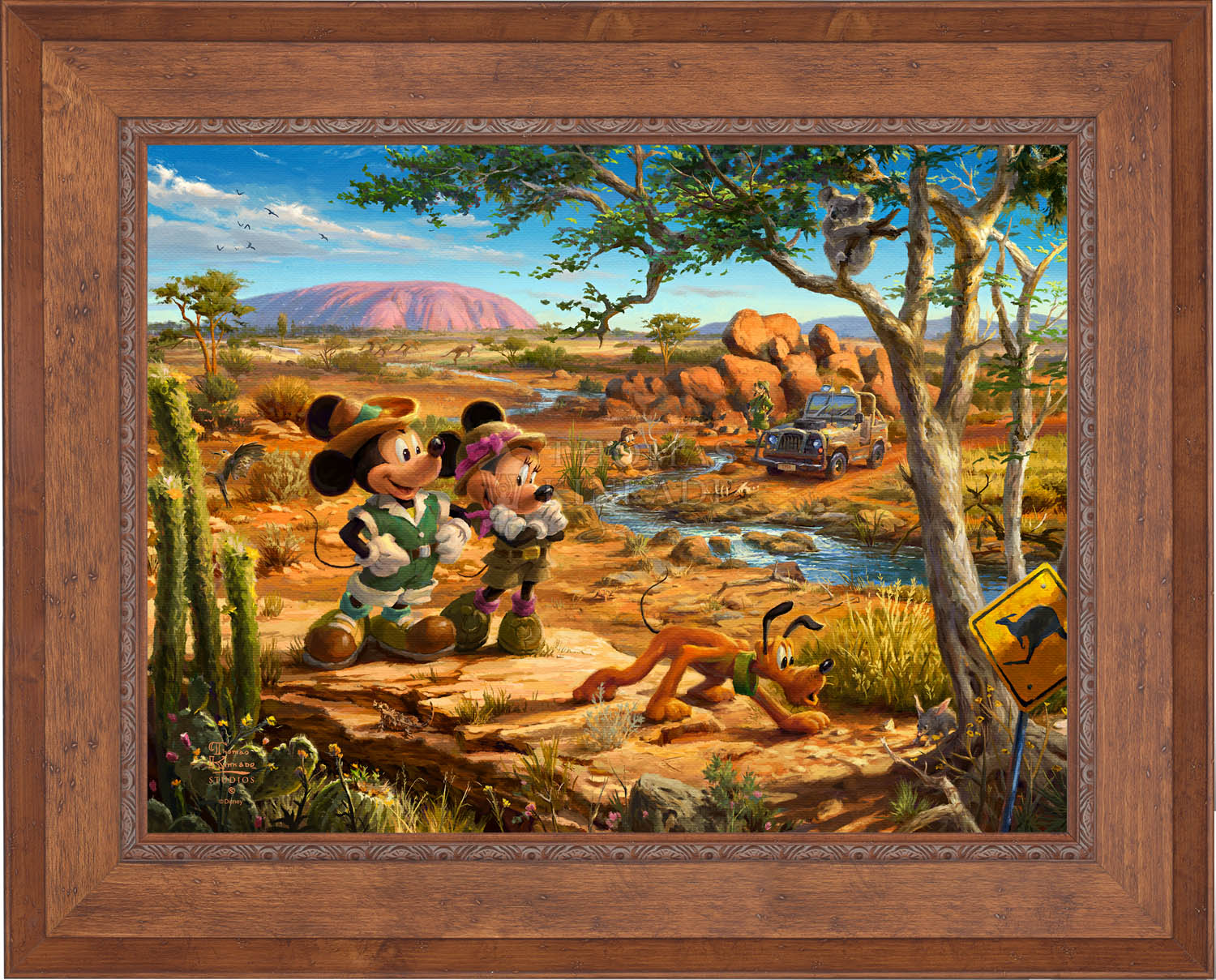 Disney Mickey and Minnie in the Outback - Limited Edition Canvas - Image 16